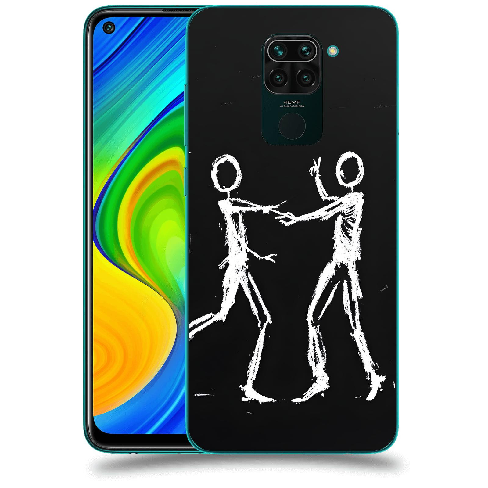 ACOVER Kryt na mobil Xiaomi Redmi Note 9 - Siluety