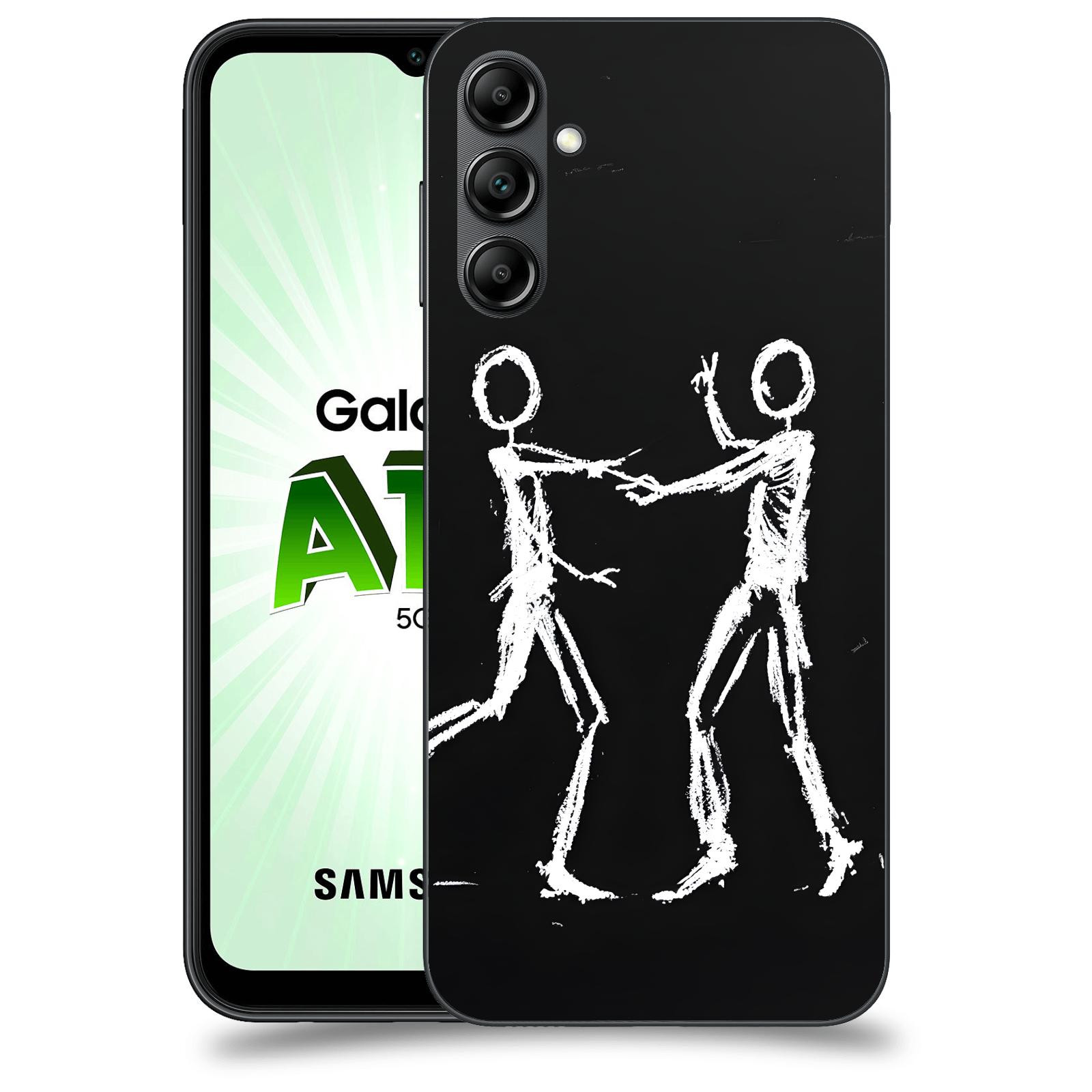ACOVER Kryt na mobil Samsung Galaxy A14 5G - Siluety