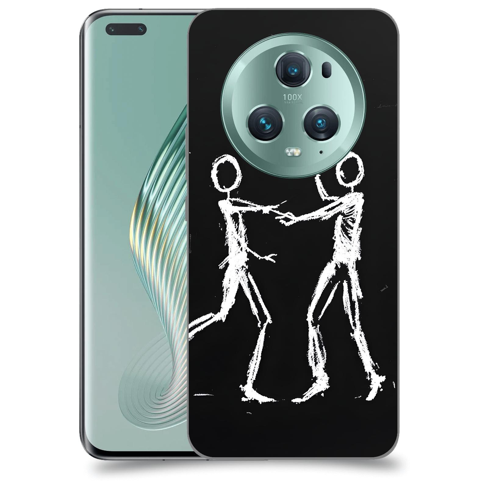 ACOVER Kryt na mobil Honor Magic5 Pro - Siluety