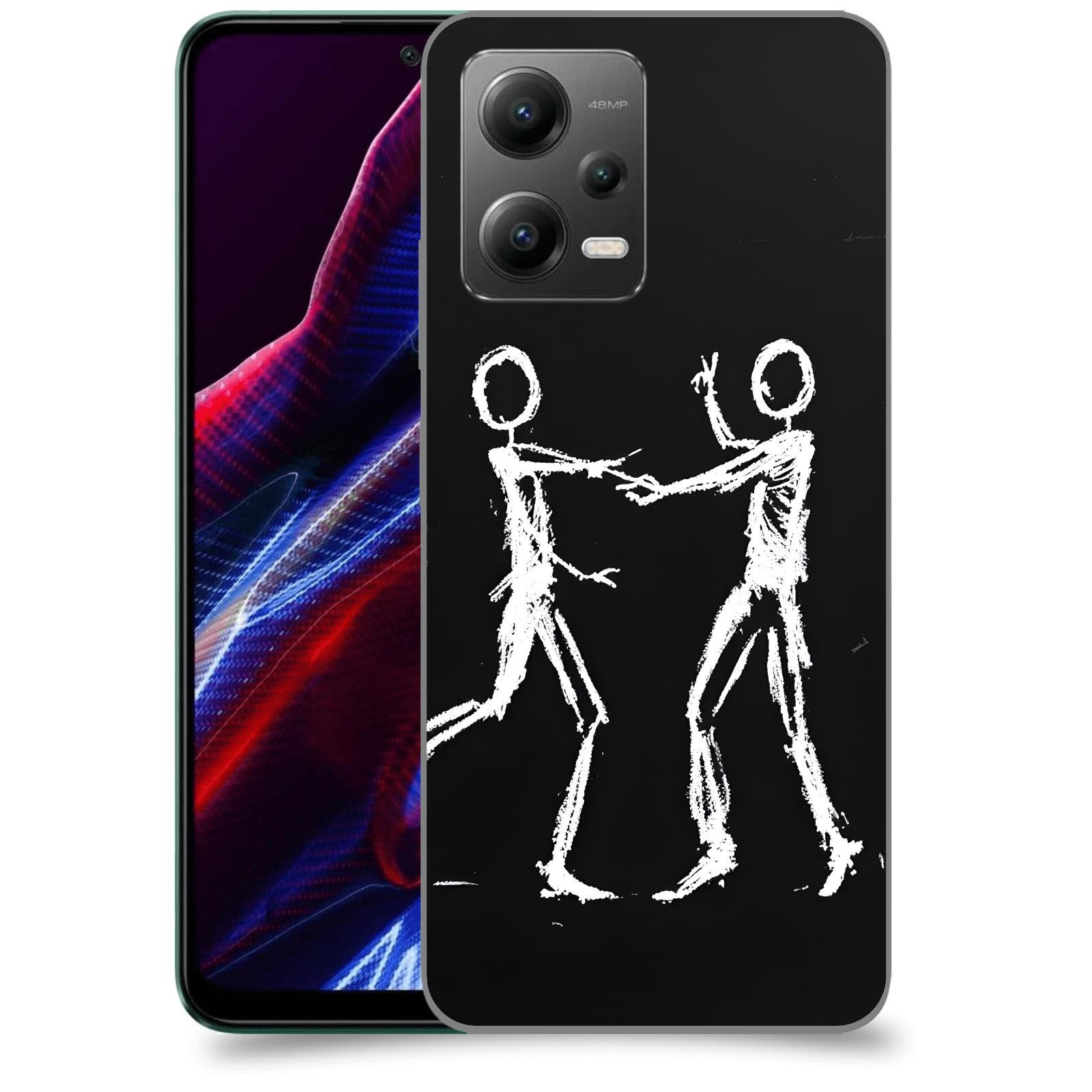 ACOVER Kryt na mobil Xiaomi Poco X5 - Siluety