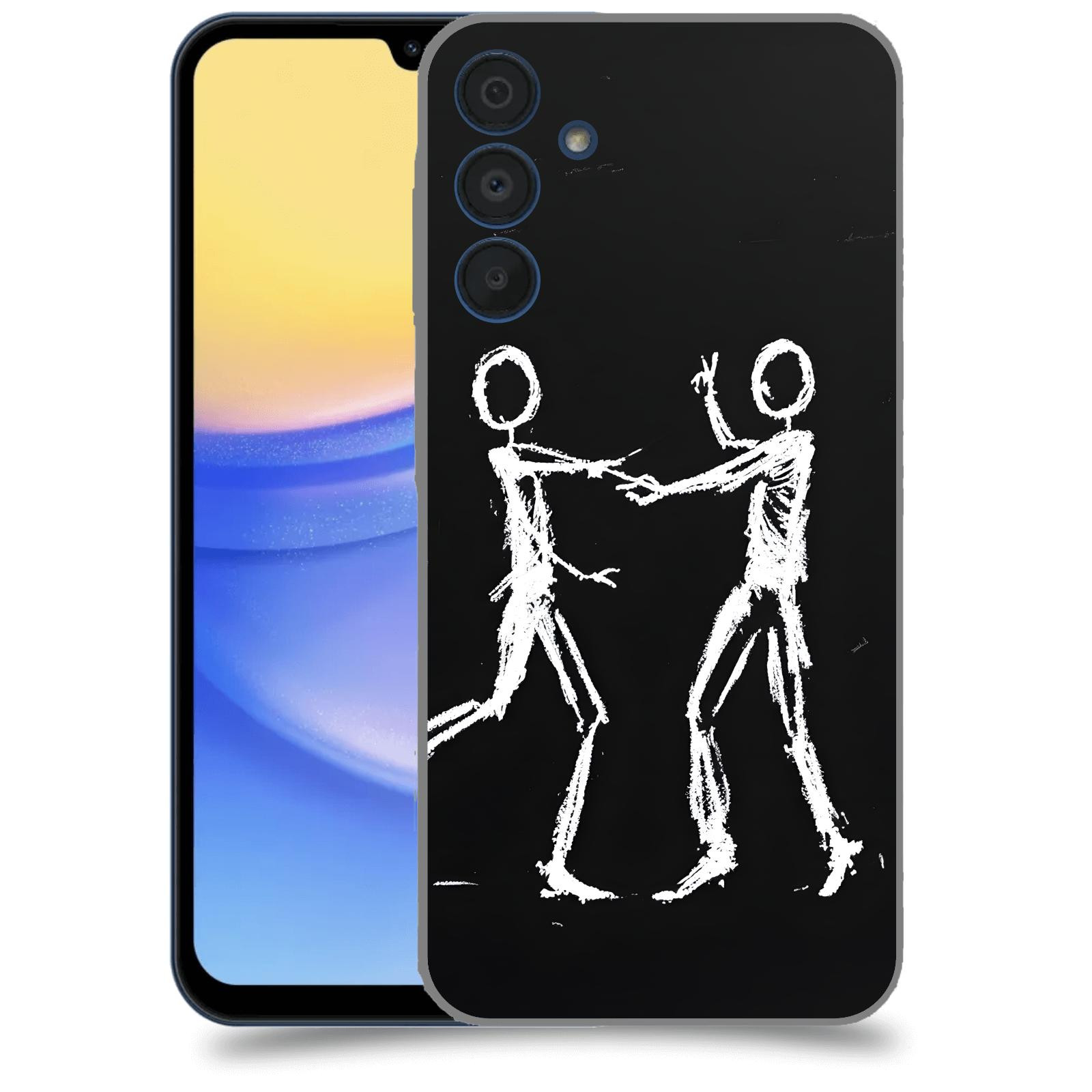 ACOVER Kryt na mobil Samsung Galaxy A15 5G - Siluety