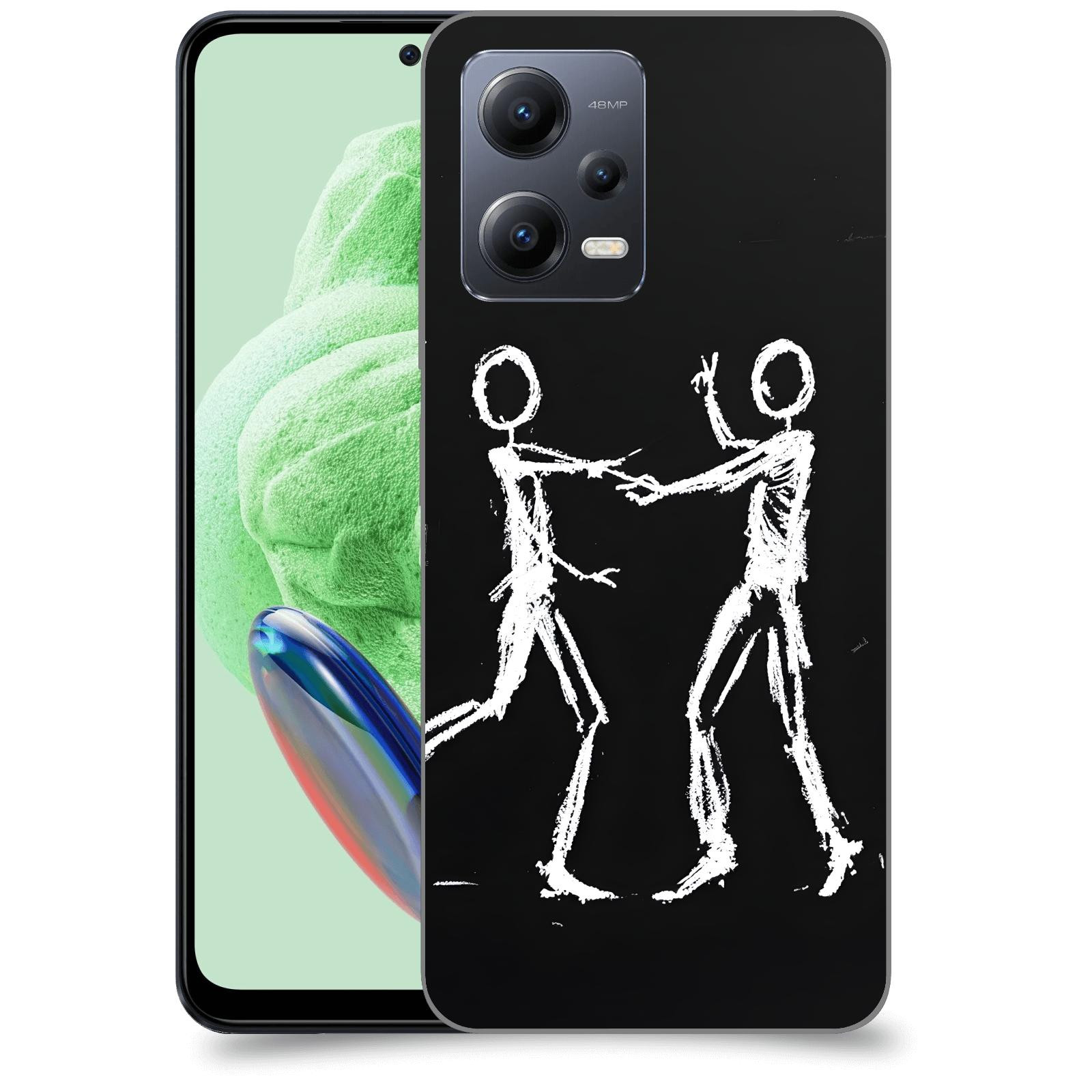ACOVER Kryt na mobil Xiaomi Redmi Note 12 5G - Siluety