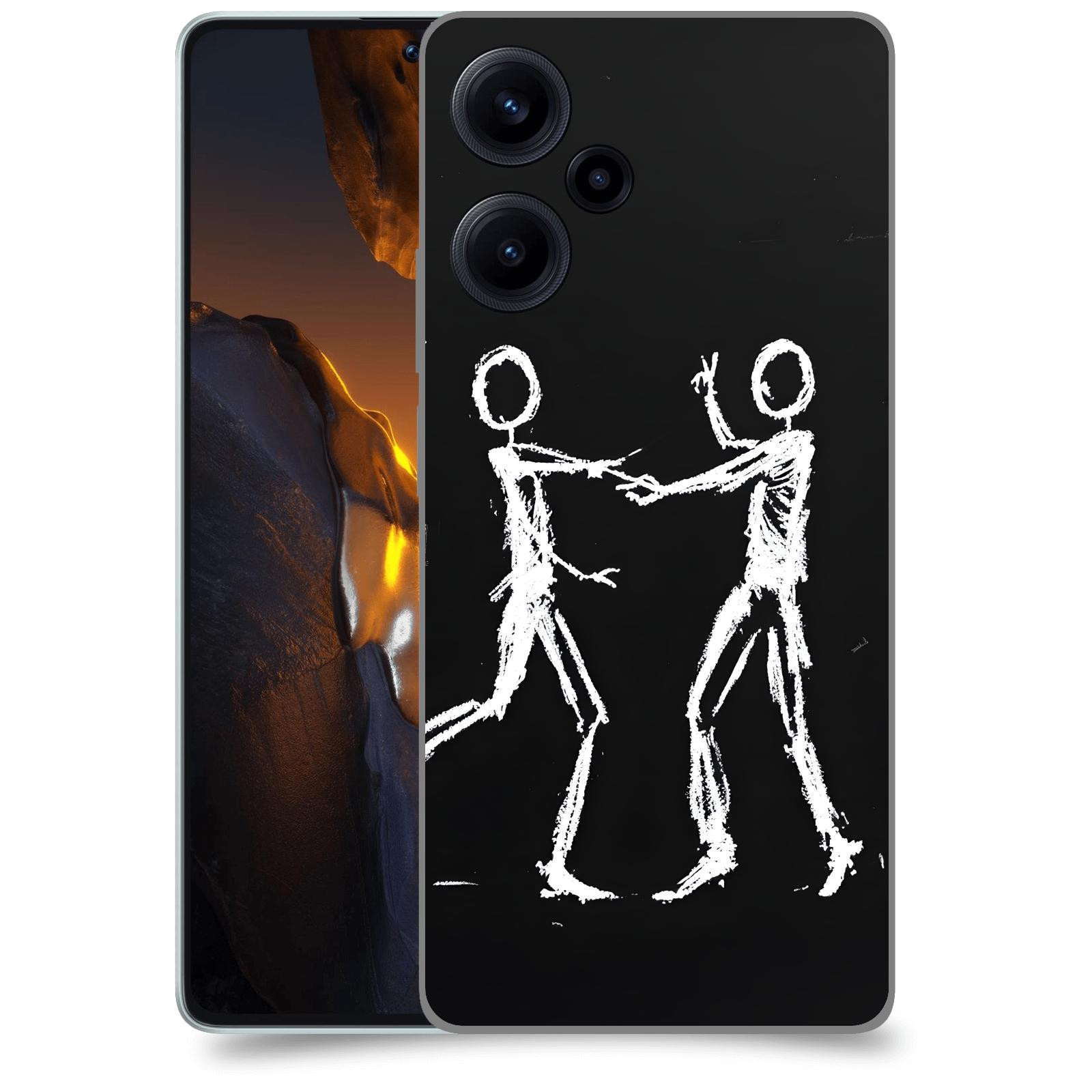 ACOVER Kryt na mobil Xiaomi Poco F5 - Siluety