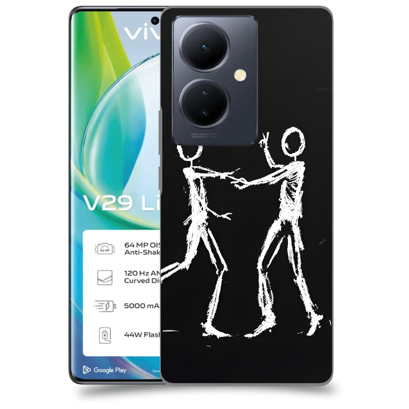 ACOVER Kryt na mobil VIVO V29 Lite 5G - Siluety