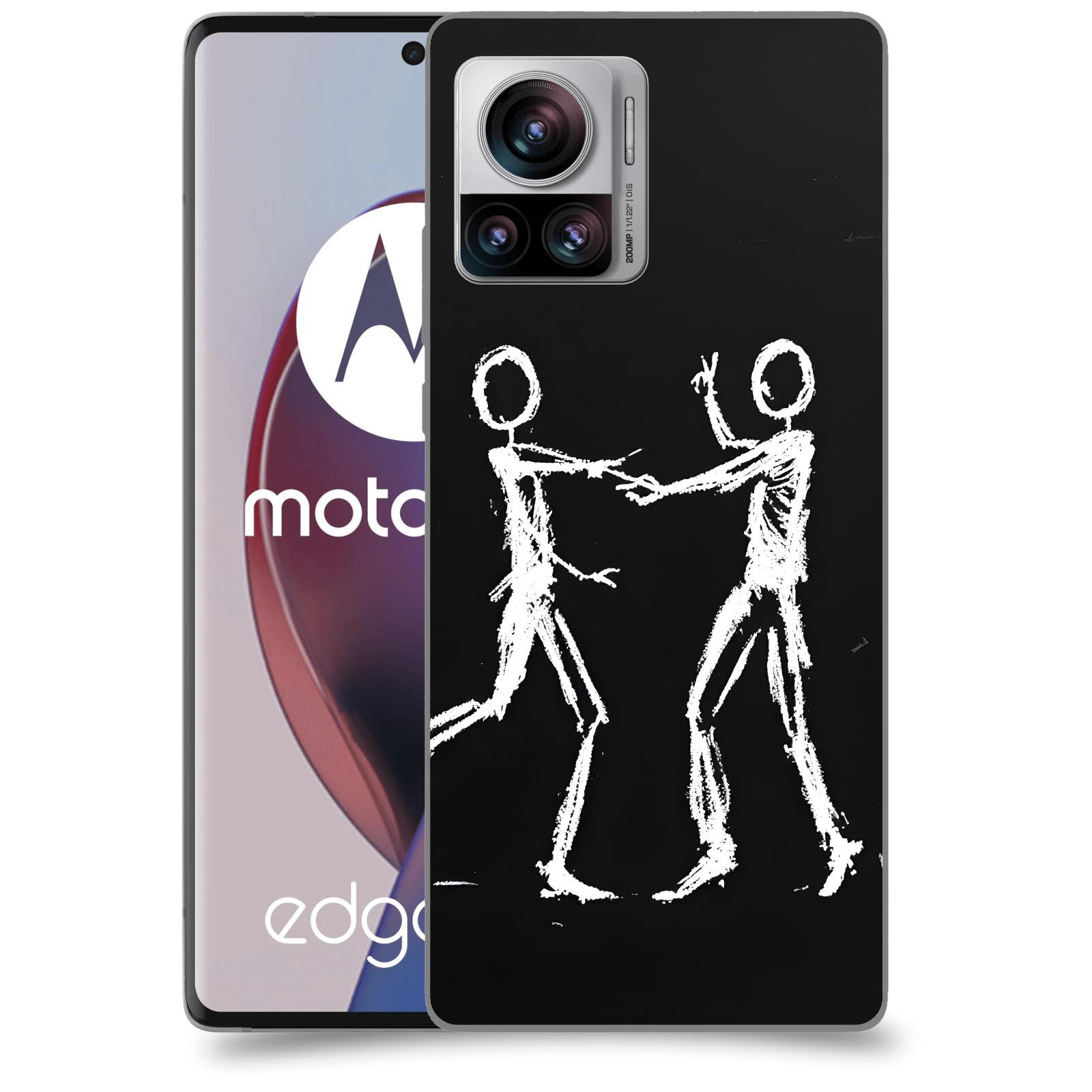 ACOVER Kryt na mobil Motorola Edge 30 Ultra - Siluety