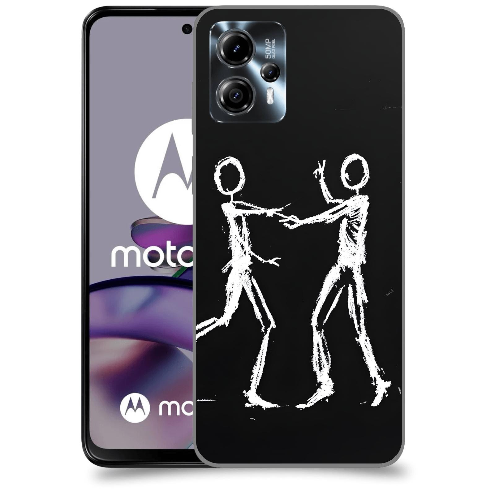 ACOVER Kryt na mobil Motorola Moto G13 - Siluety