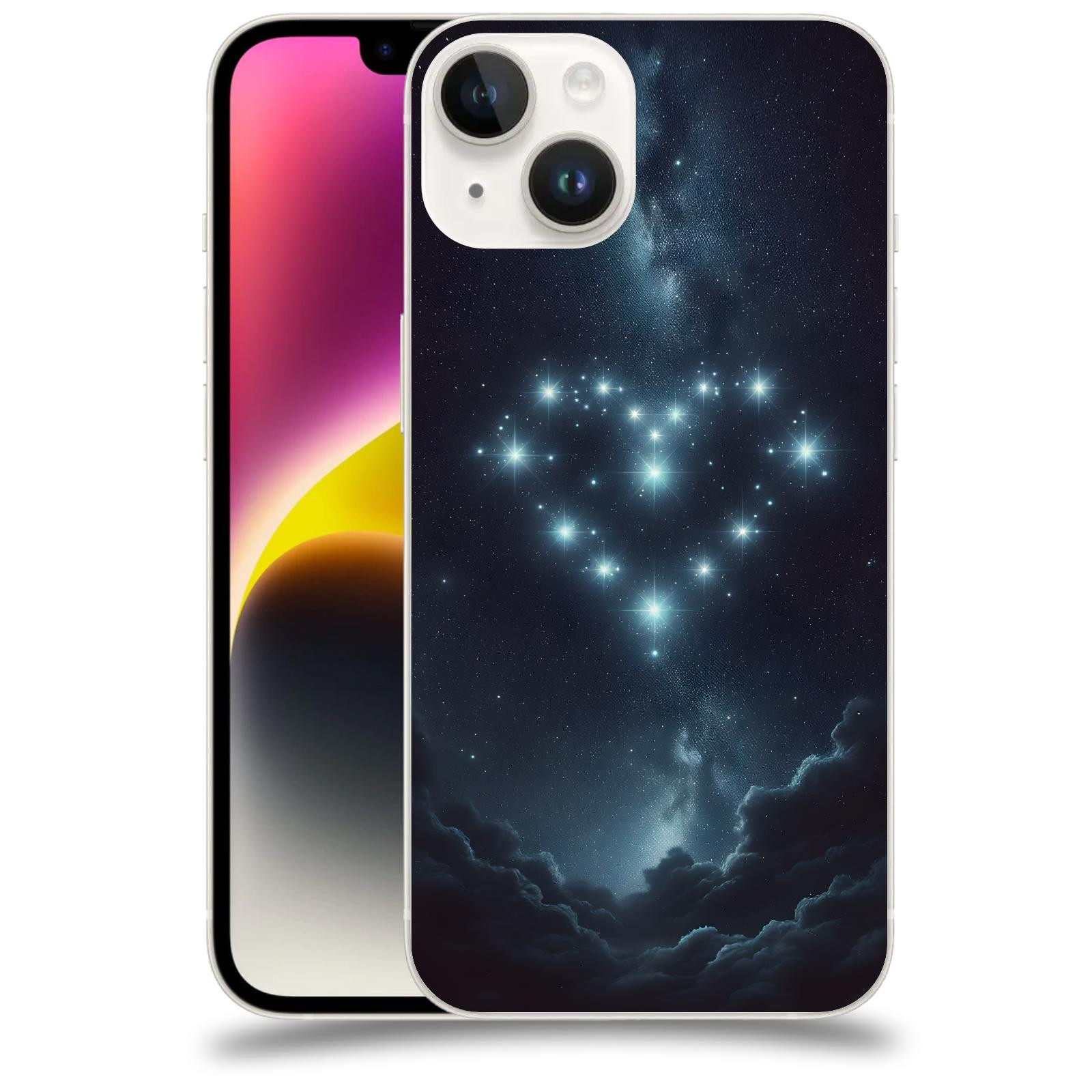 ACOVER Kryt na mobil Apple iPhone 14 - Love in the Sky