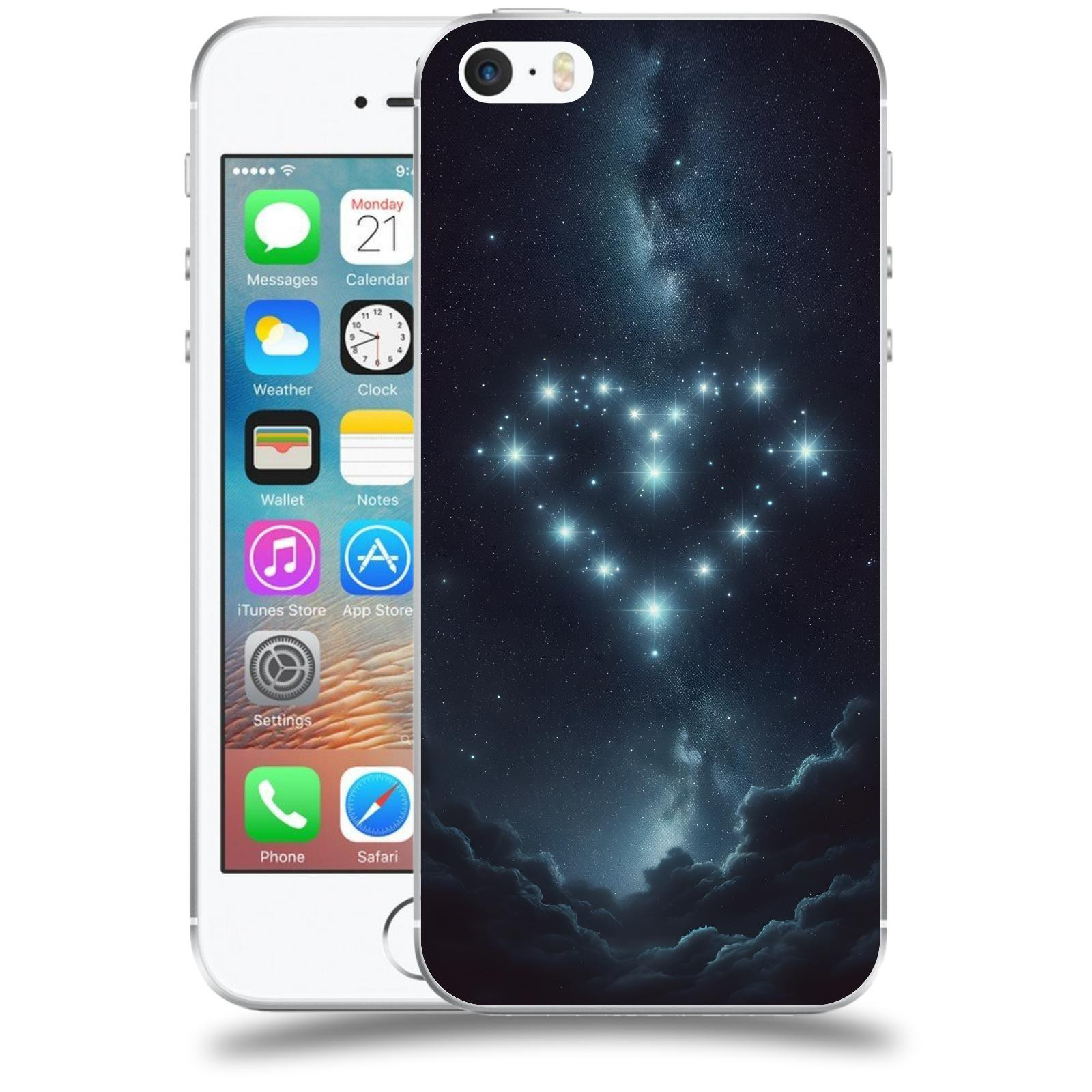 ACOVER Kryt na mobil Apple iPhone 5/5S/SE - Love in the Sky
