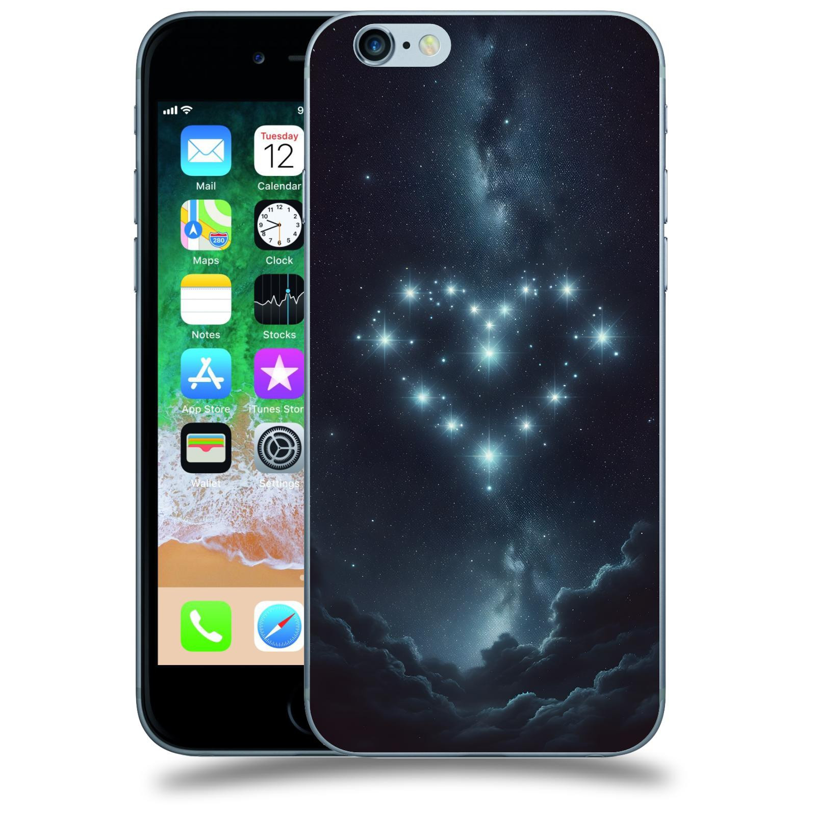 ACOVER Kryt na mobil Apple iPhone 6/6S - Love in the Sky