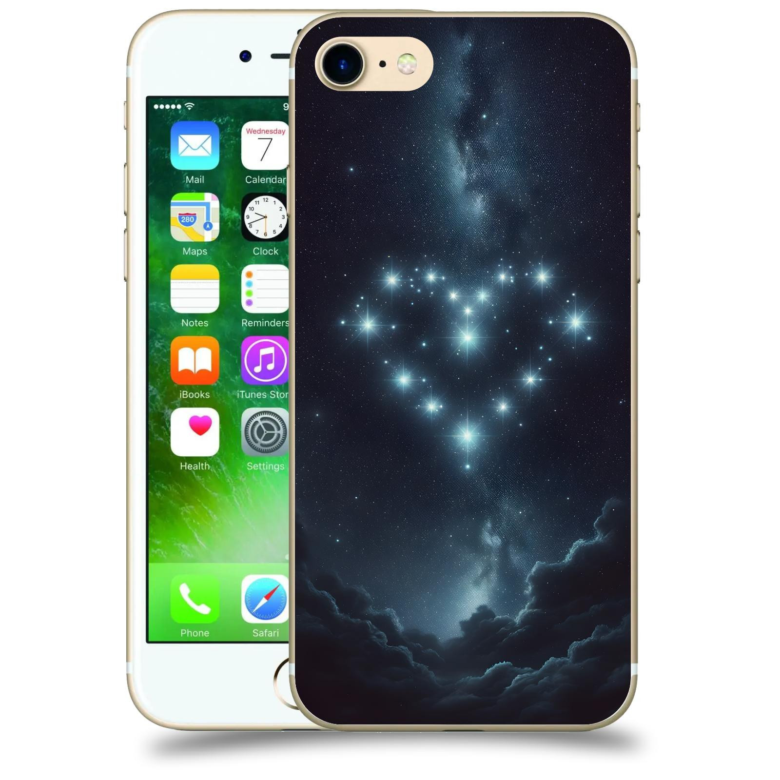 ACOVER Kryt na mobil Apple iPhone 7 - Love in the Sky