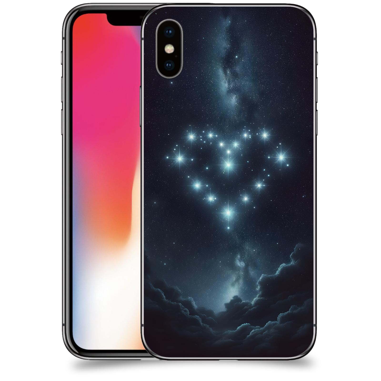 ACOVER Kryt na mobil Apple iPhone X/XS - Love in the Sky