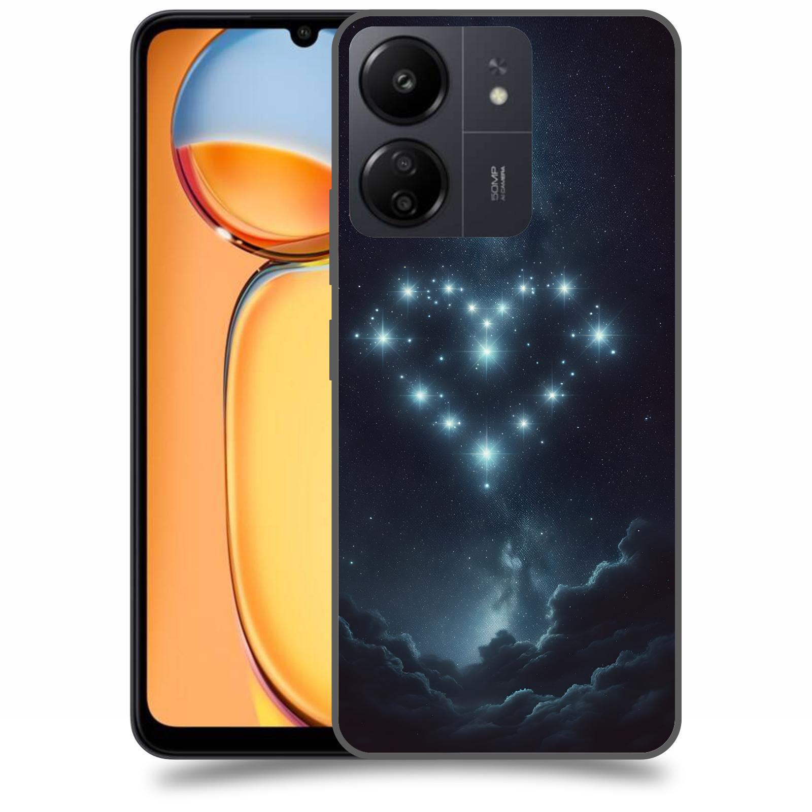 ACOVER Kryt na mobil Xiaomi Redmi 13C  Love in the Sky
