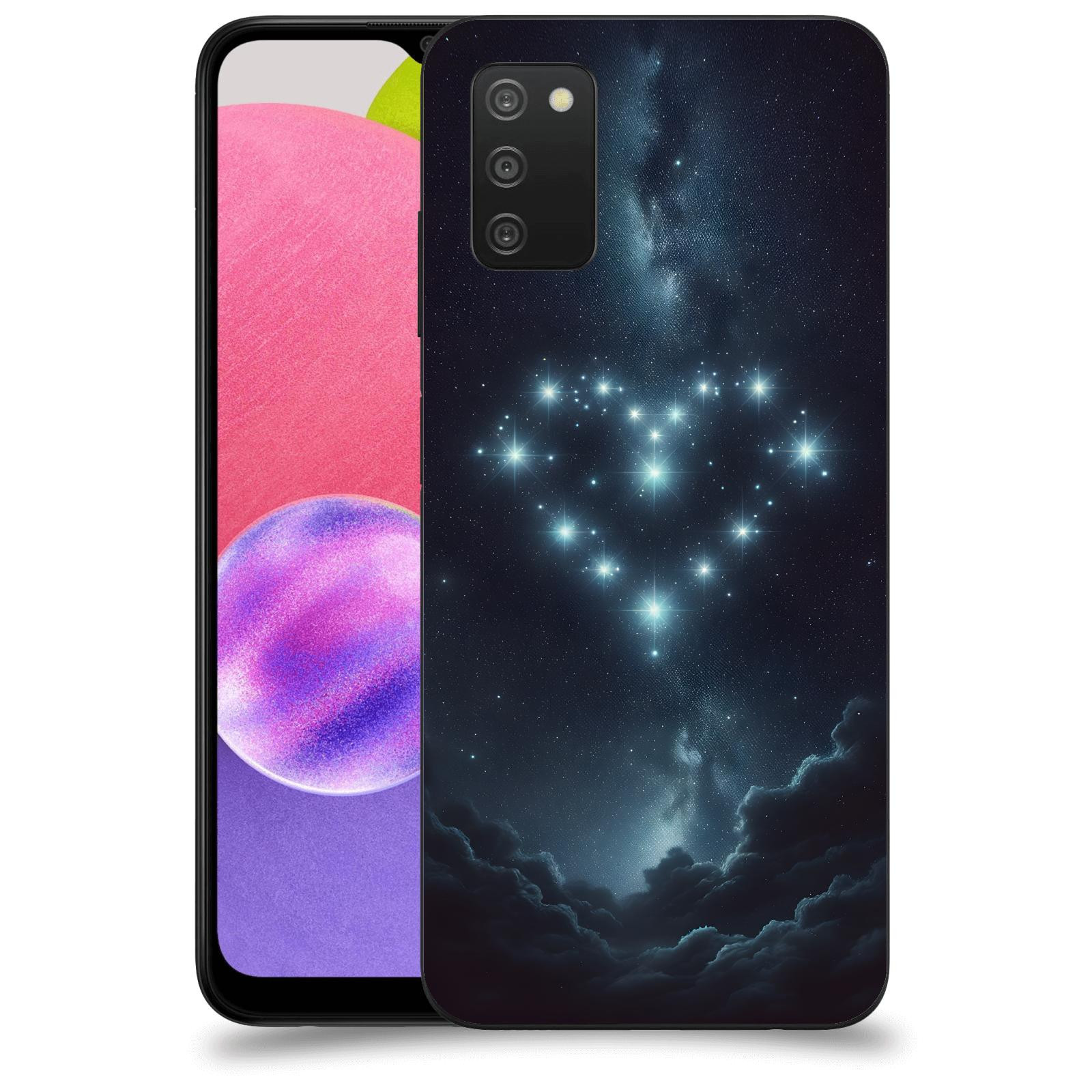 ACOVER Kryt na mobil Samsung Galaxy A03s A037G - Love in the Sky