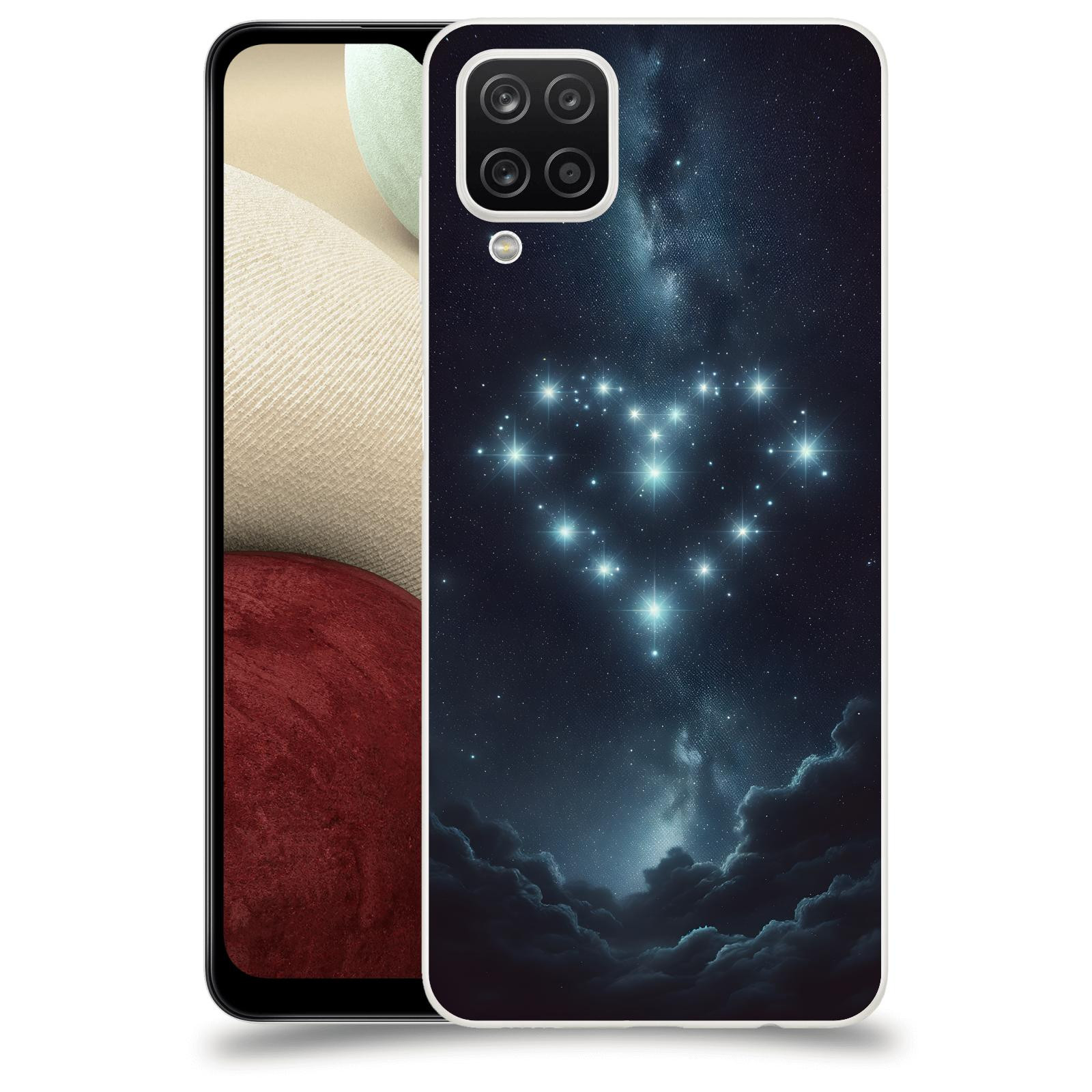 ACOVER Kryt na mobil Samsung Galaxy A12 A125F - Love in the Sky