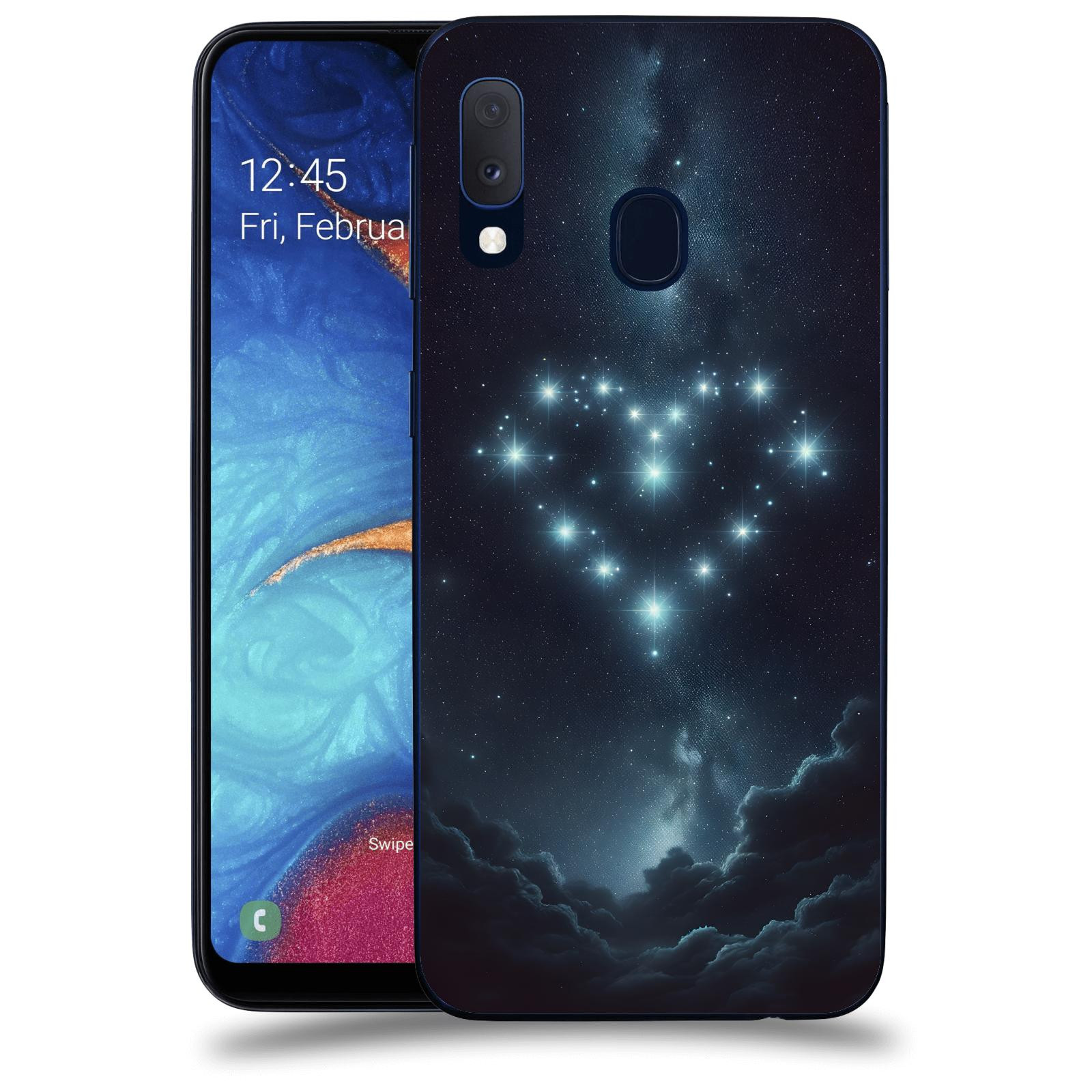 ACOVER Kryt na mobil Samsung Galaxy A20e A202F - Love in the Sky