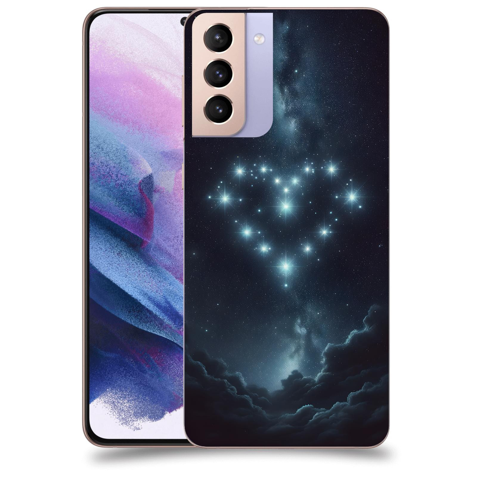 ACOVER Kryt na mobil Samsung Galaxy S21+ G996F - Love in the Sky