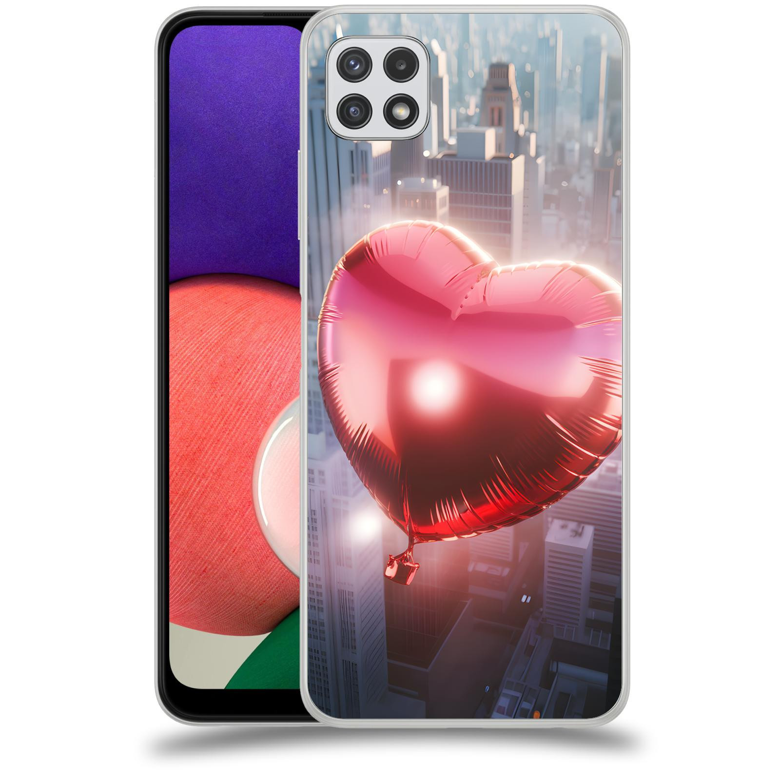 ACOVER Kryt na mobil Samsung Galaxy A22 A225F - Balónek