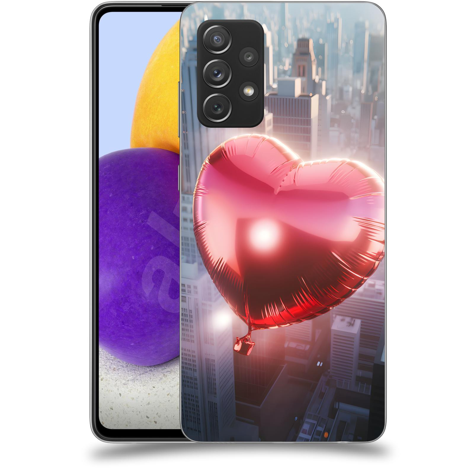 ACOVER Kryt na mobil Samsung Galaxy A72 A725F - Balónek