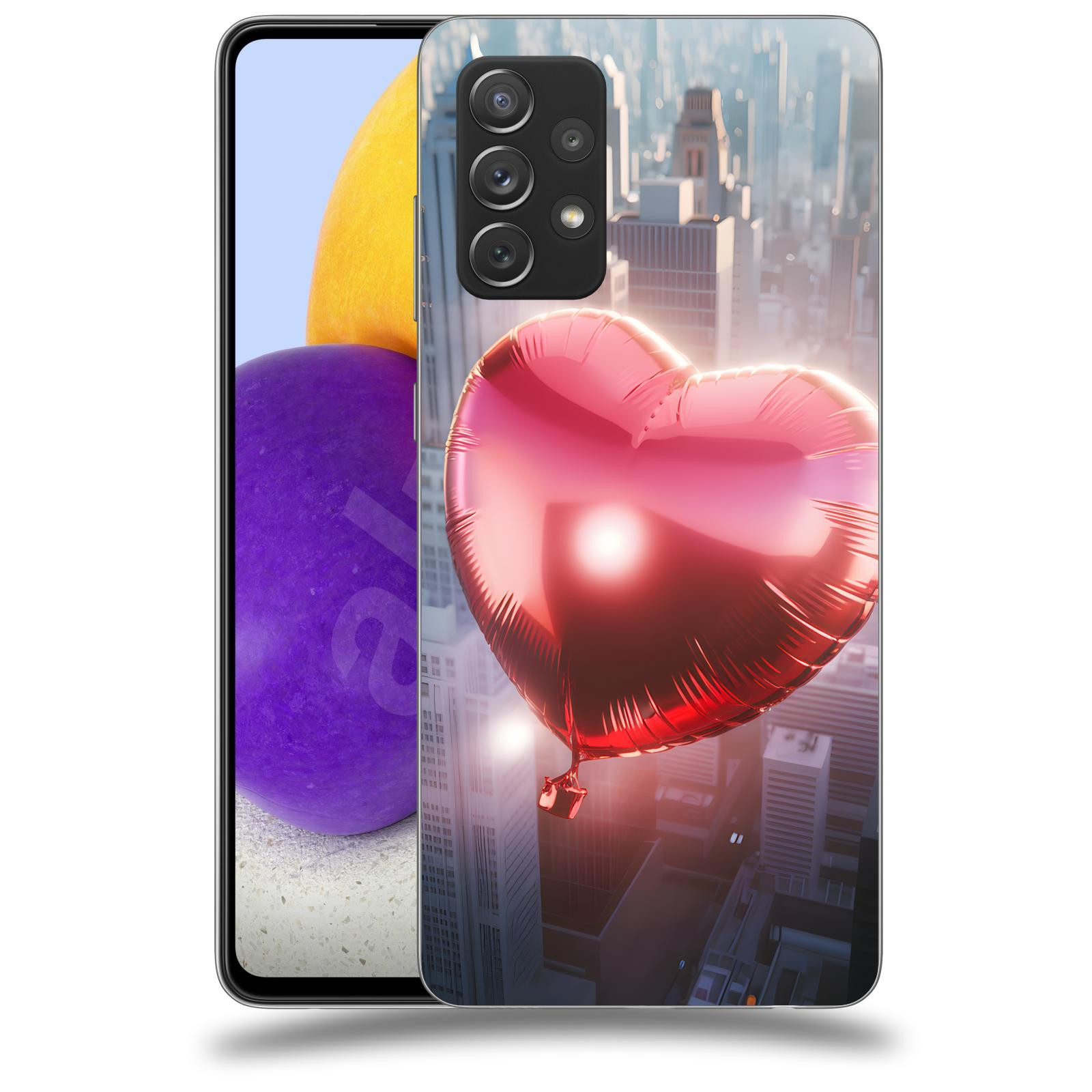 ACOVER Kryt na mobil Samsung Galaxy A73 5G - Balónek