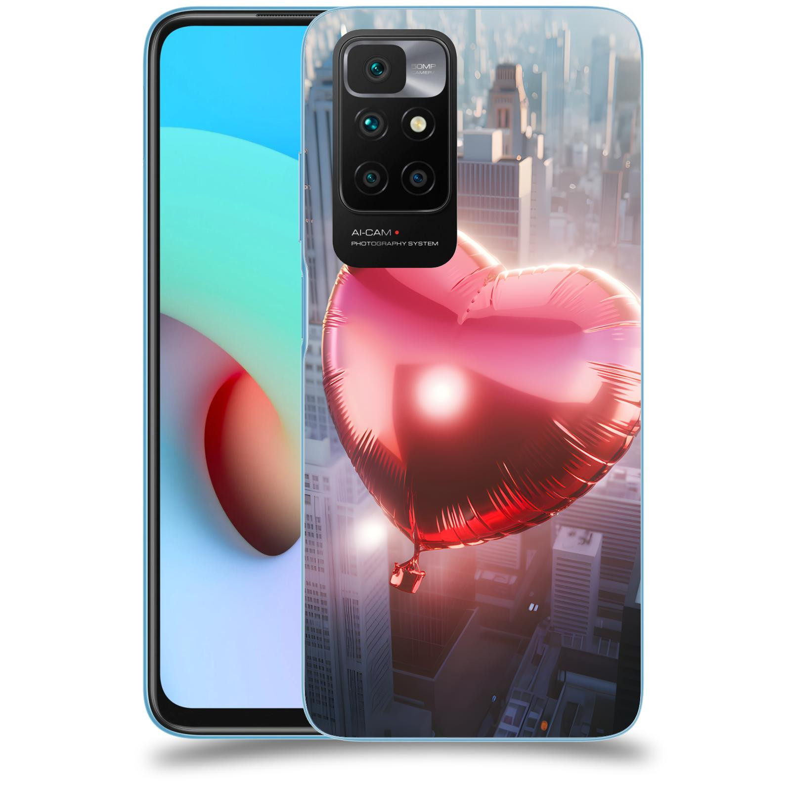 ACOVER Kryt na mobil Xiaomi Redmi 10 - Balónek