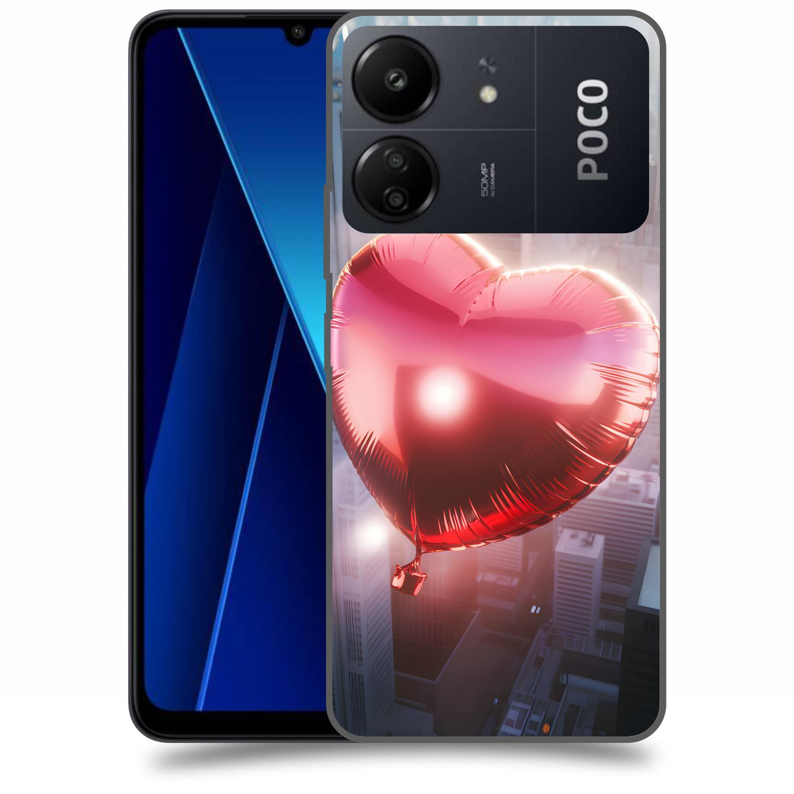 ACOVER Kryt na mobil Poco C65 - Balónek