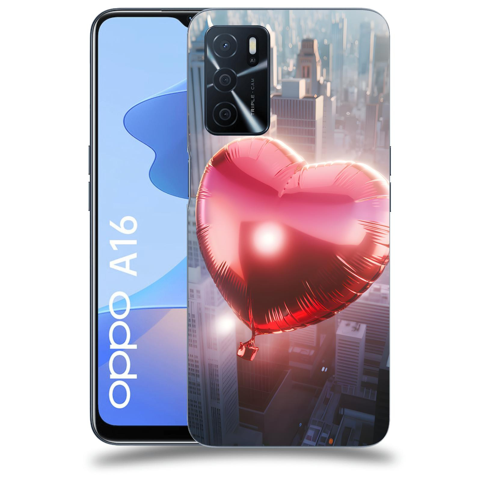 ACOVER Kryt na mobil OPPO A16 - Balónek