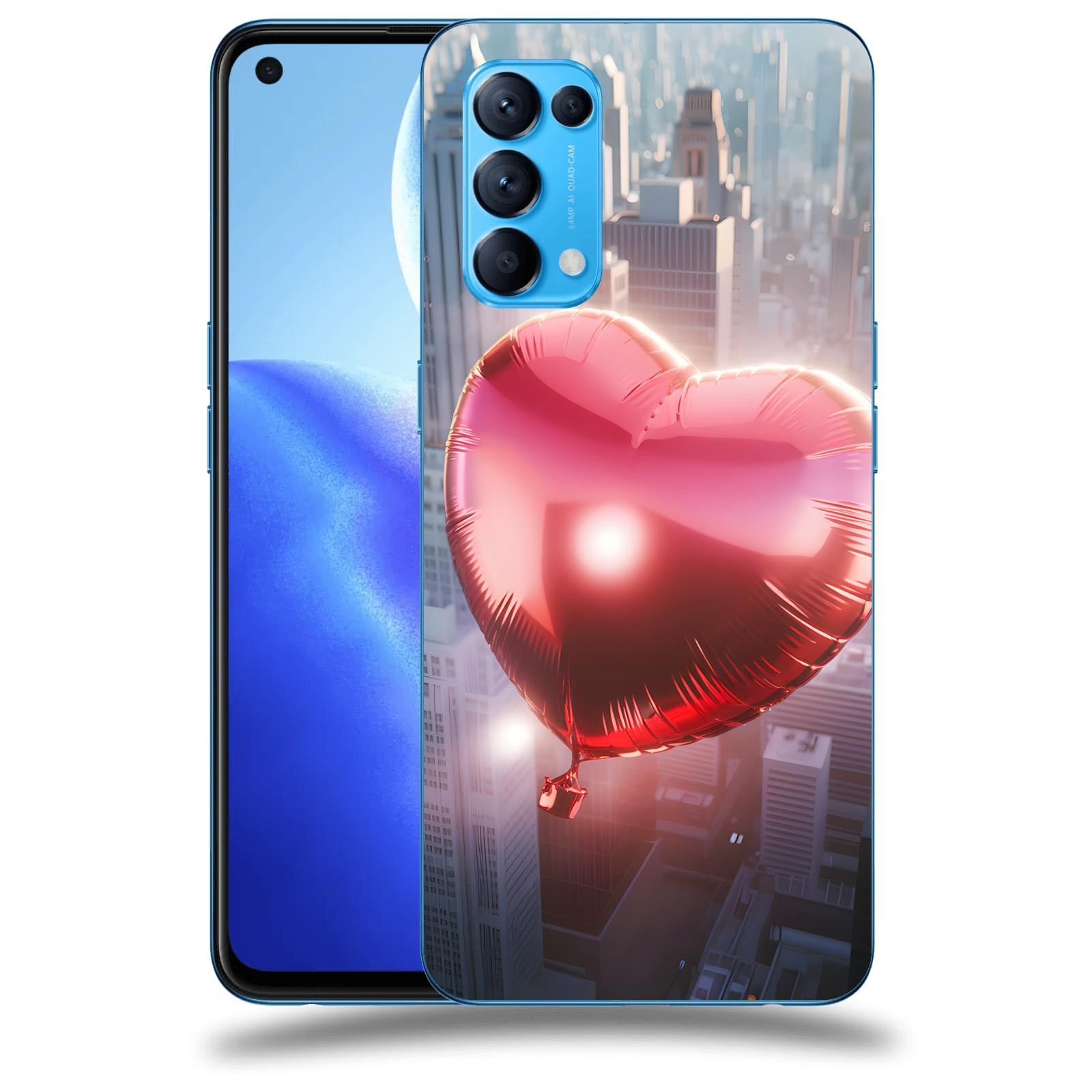 ACOVER Kryt na mobil OPPO Reno 5 5G - Balónek