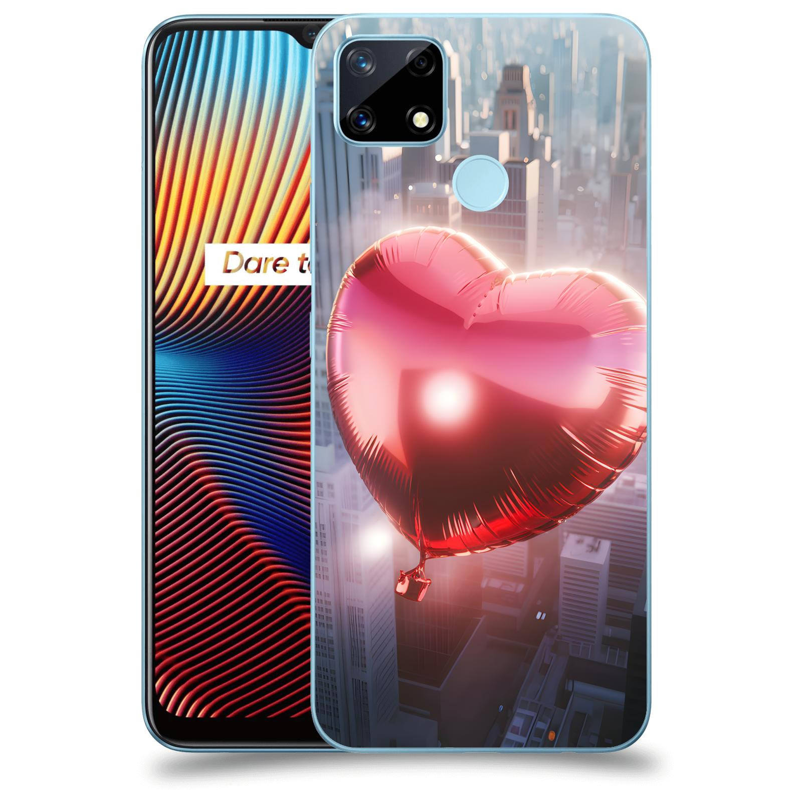 ACOVER Kryt na mobil Realme 7i - Balónek