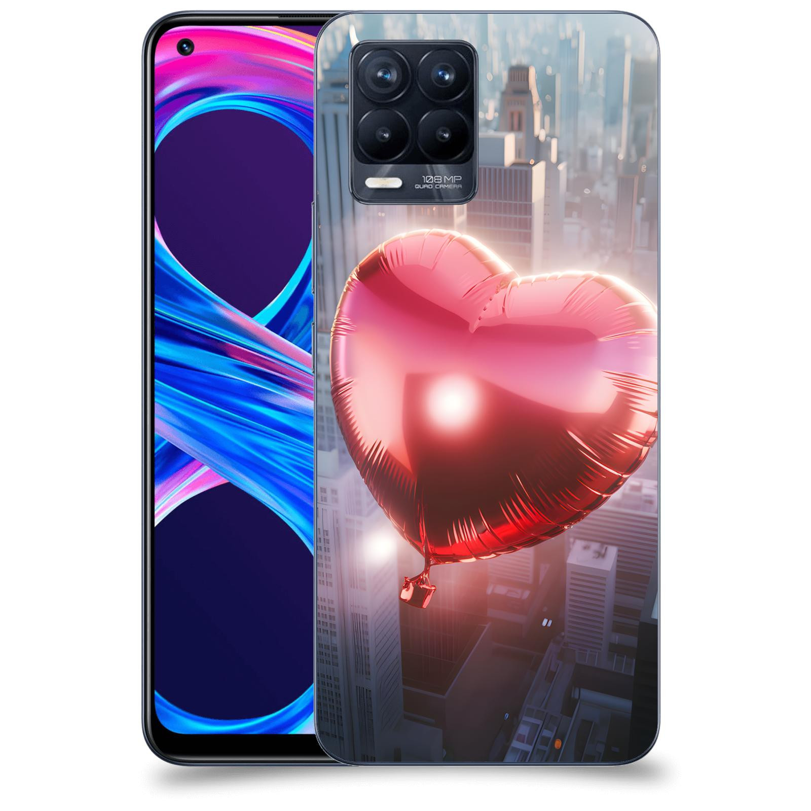 ACOVER Kryt na mobil Realme 8 Pro - Balónek