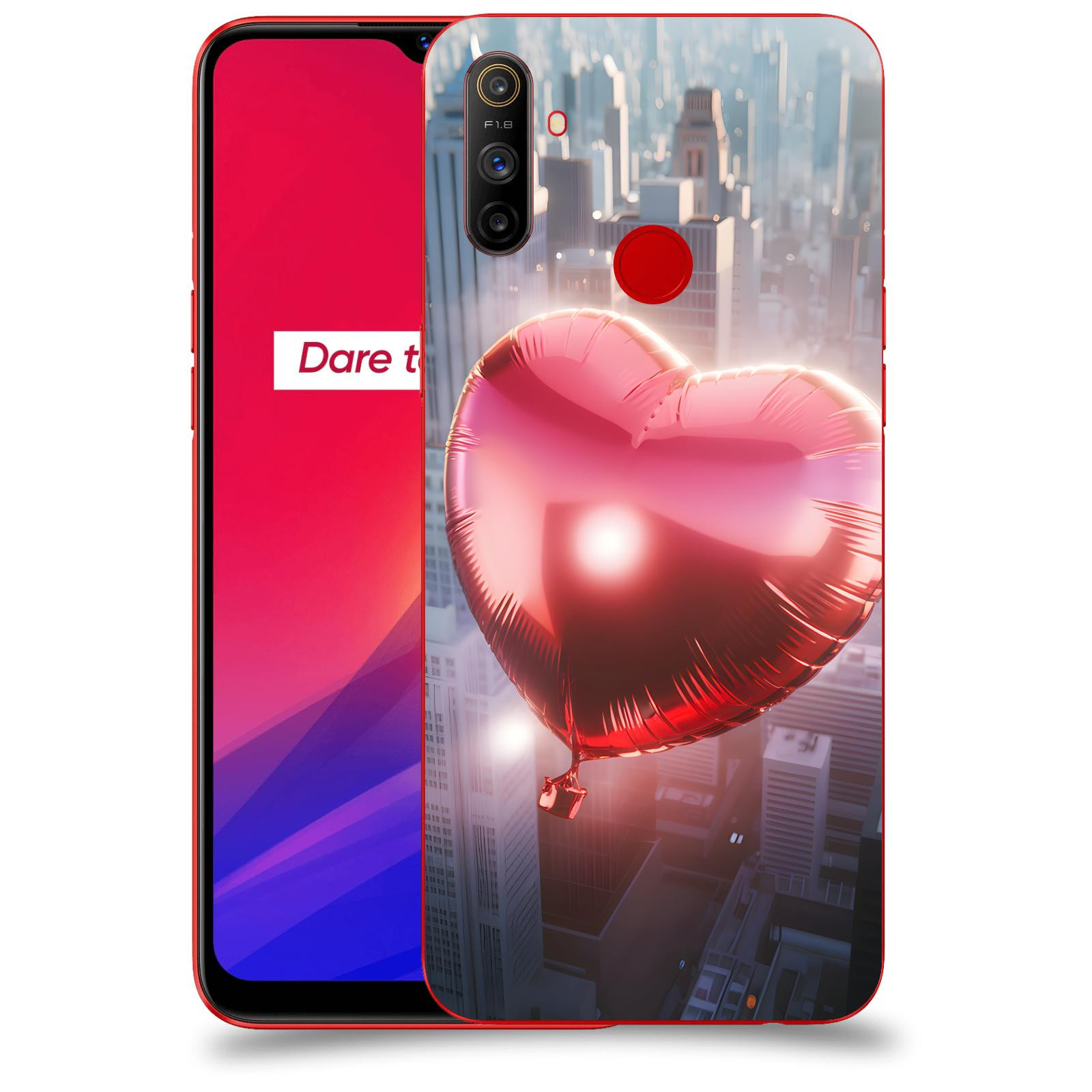 ACOVER Kryt na mobil Realme C3 - Balónek