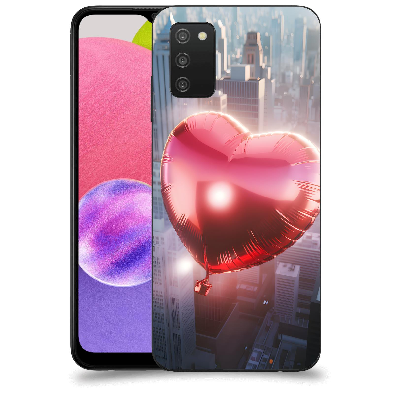 ACOVER Kryt na mobil Samsung Galaxy A03s A037G - Balónek