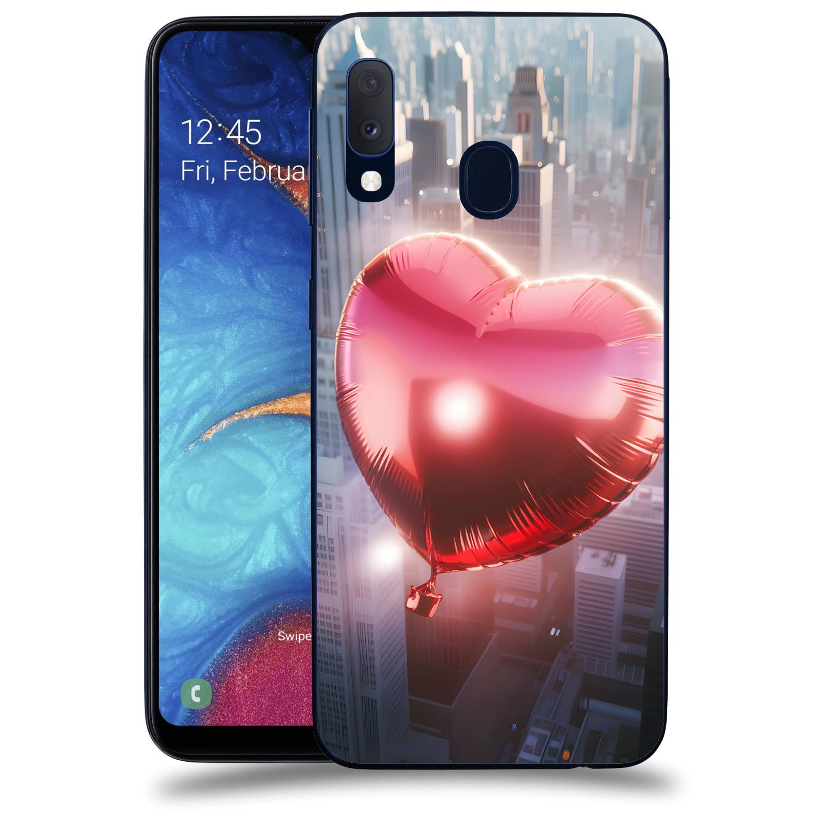 ACOVER Kryt na mobil Samsung Galaxy A20e A202F - Balónek