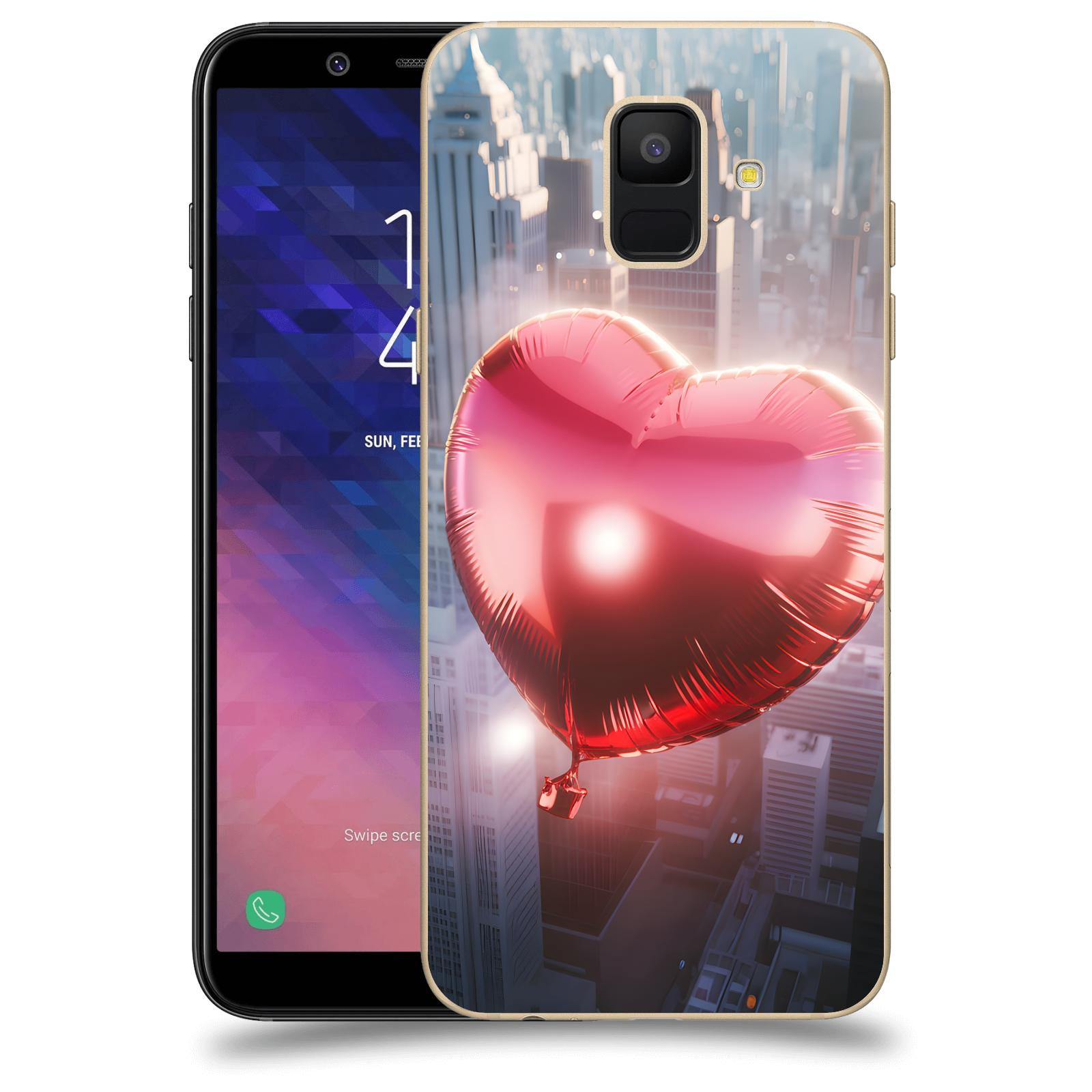 ACOVER Kryt na mobil Samsung Galaxy A6 A600F - Balónek