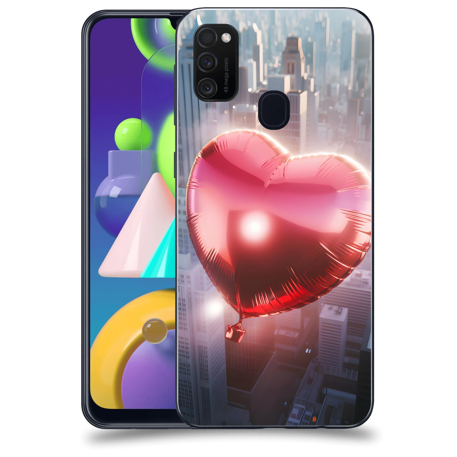 ACOVER Kryt na mobil Samsung Galaxy M21 M215F - Balónek