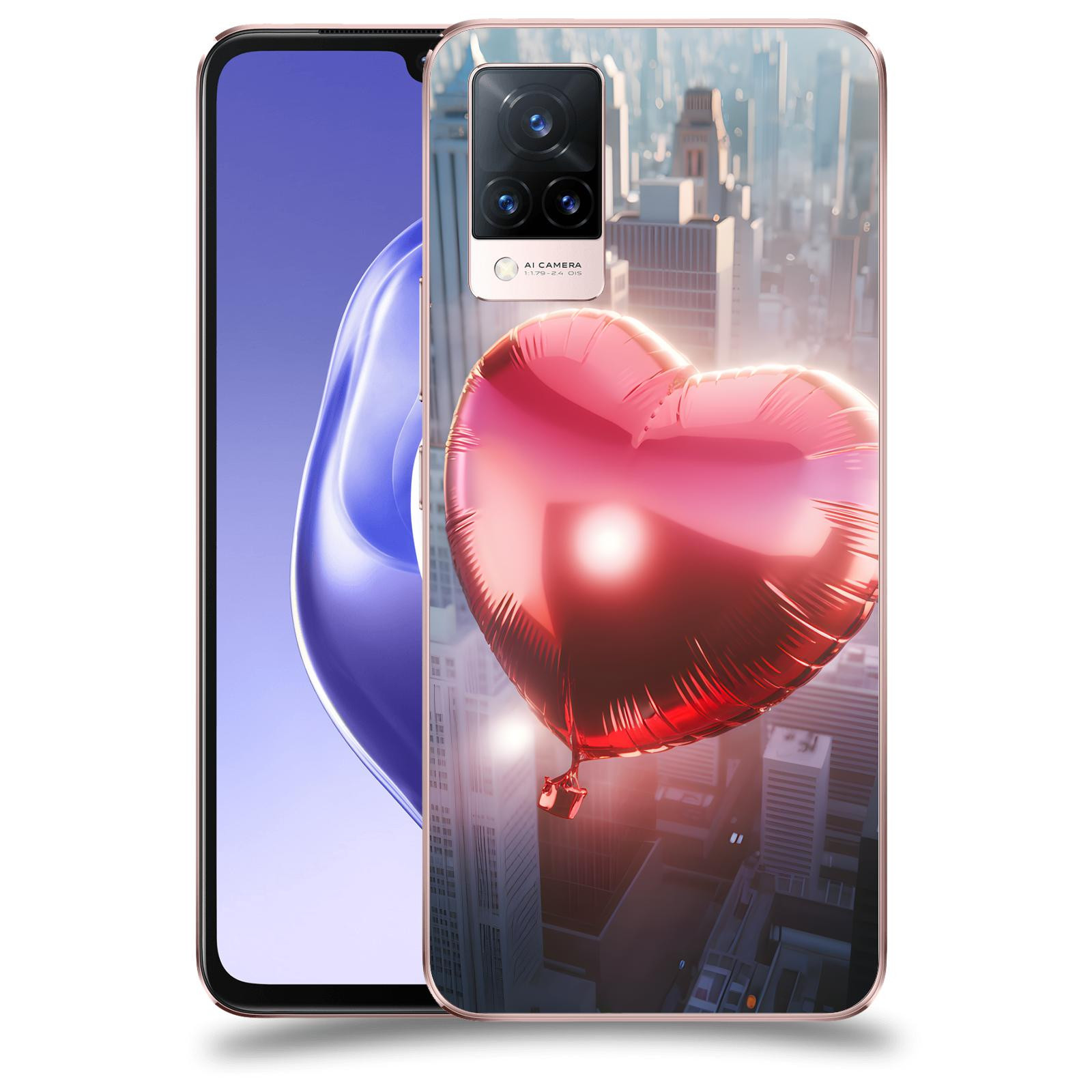 ACOVER Kryt na mobil Vivo V21 5G - Balónek