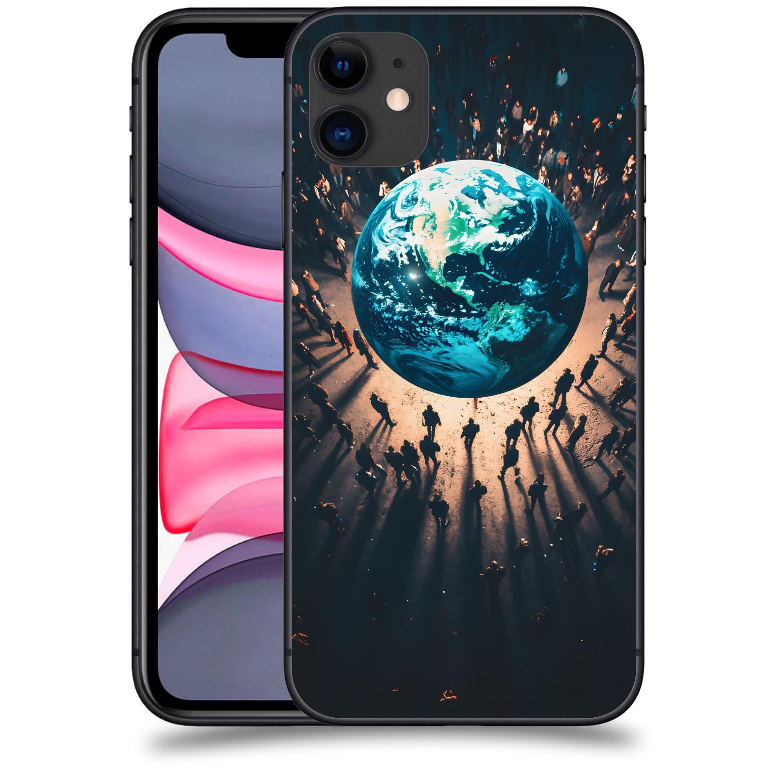 ACOVER Kryt na mobil Apple iPhone 11 - People around the Earth