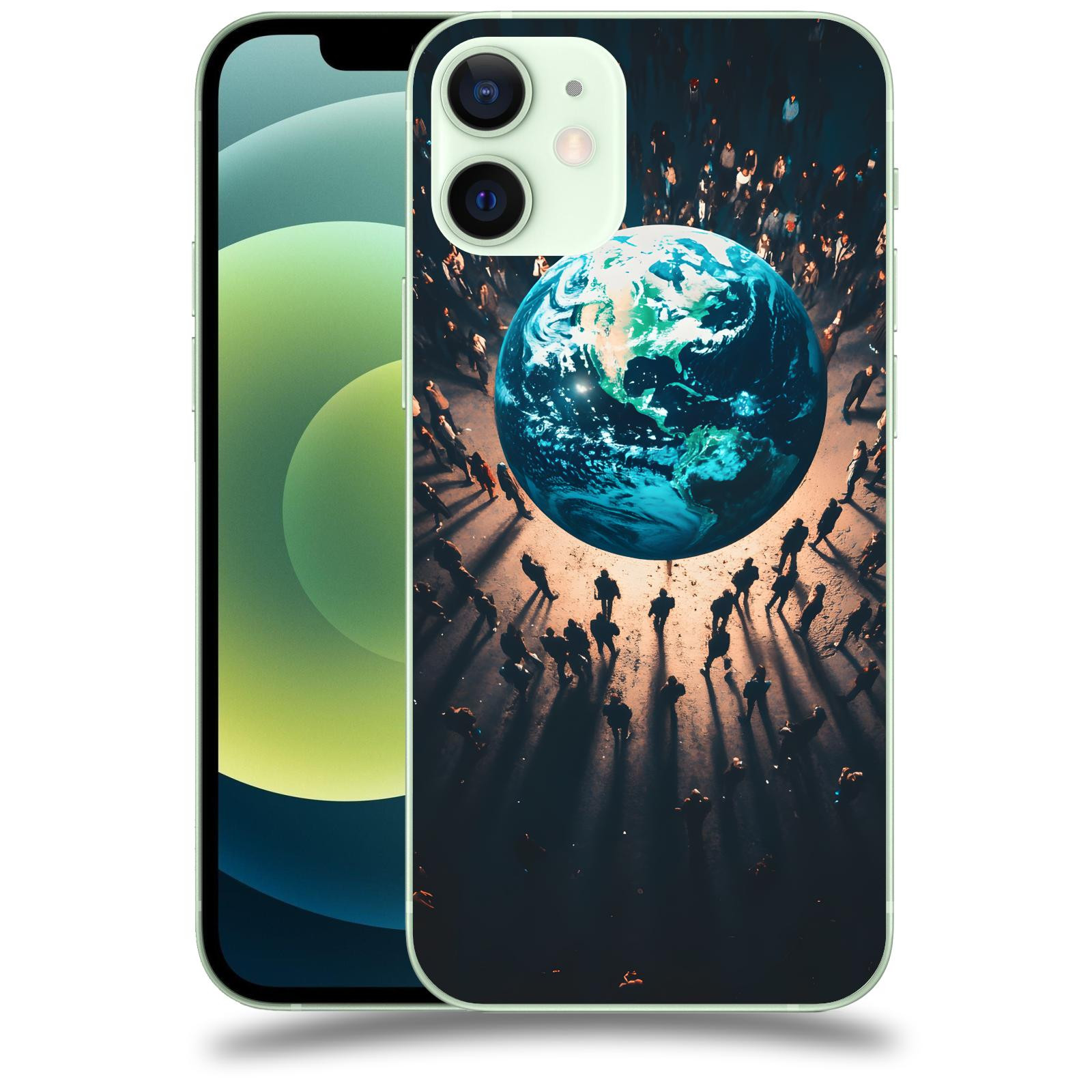 ACOVER Kryt na mobil Apple iPhone 12 mini - People around the Earth