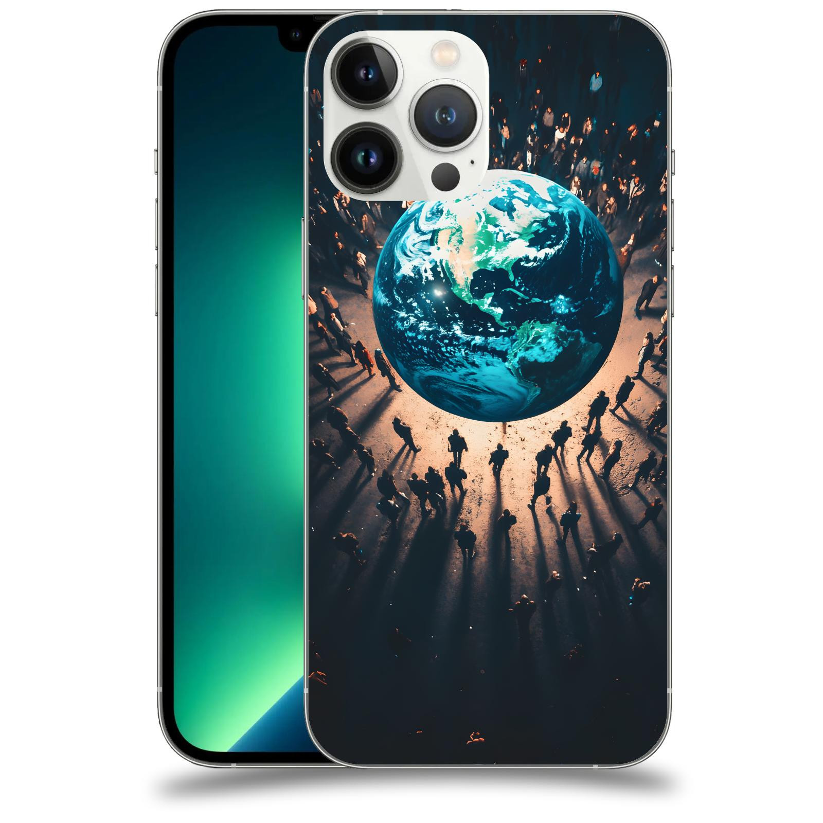 ACOVER Kryt na mobil Apple iPhone 13 Pro Max - People around the Earth