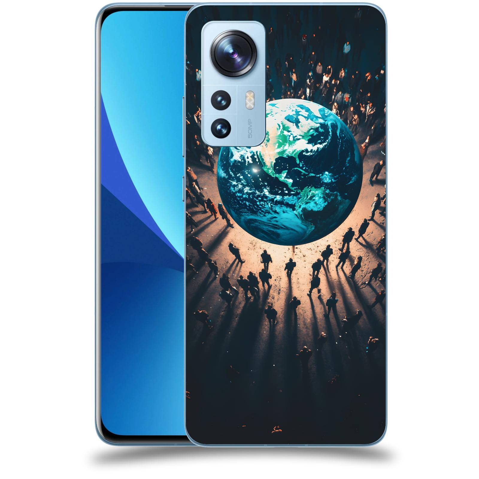 ACOVER Kryt na mobil Xiaomi 12 - People around the Earth