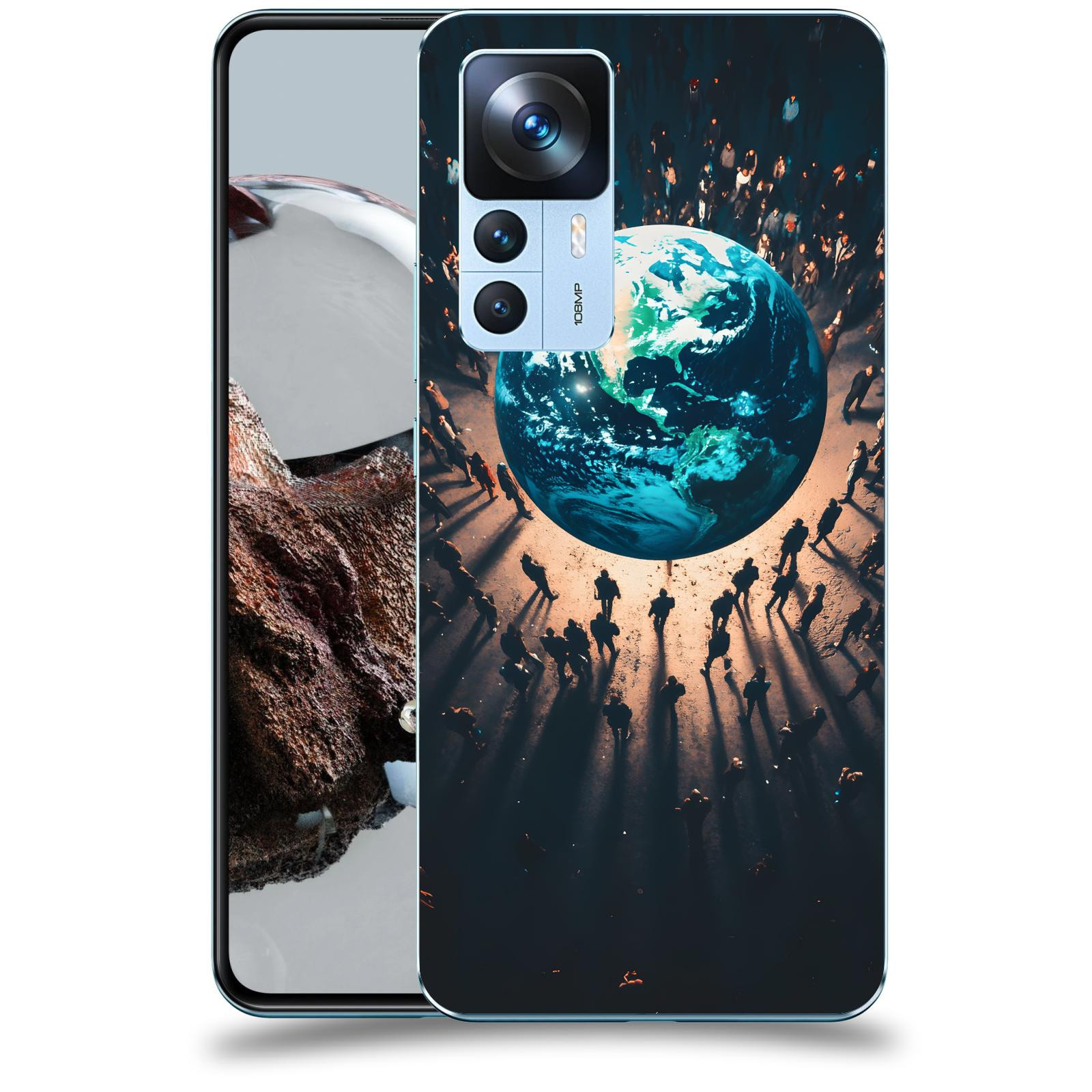 ACOVER Kryt na mobil Xiaomi 12T - People around the Earth