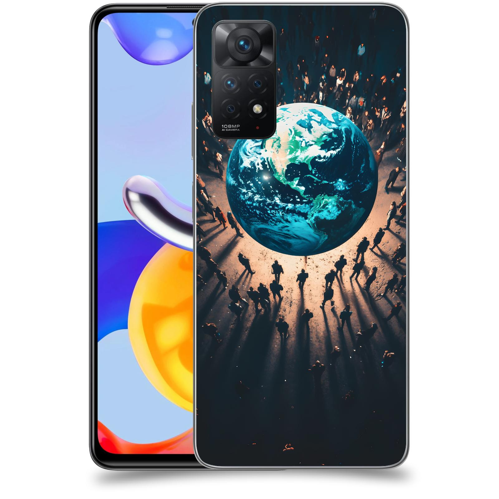 ACOVER Kryt na mobil Xiaomi Redmi Note 11 Pro - People around the Earth