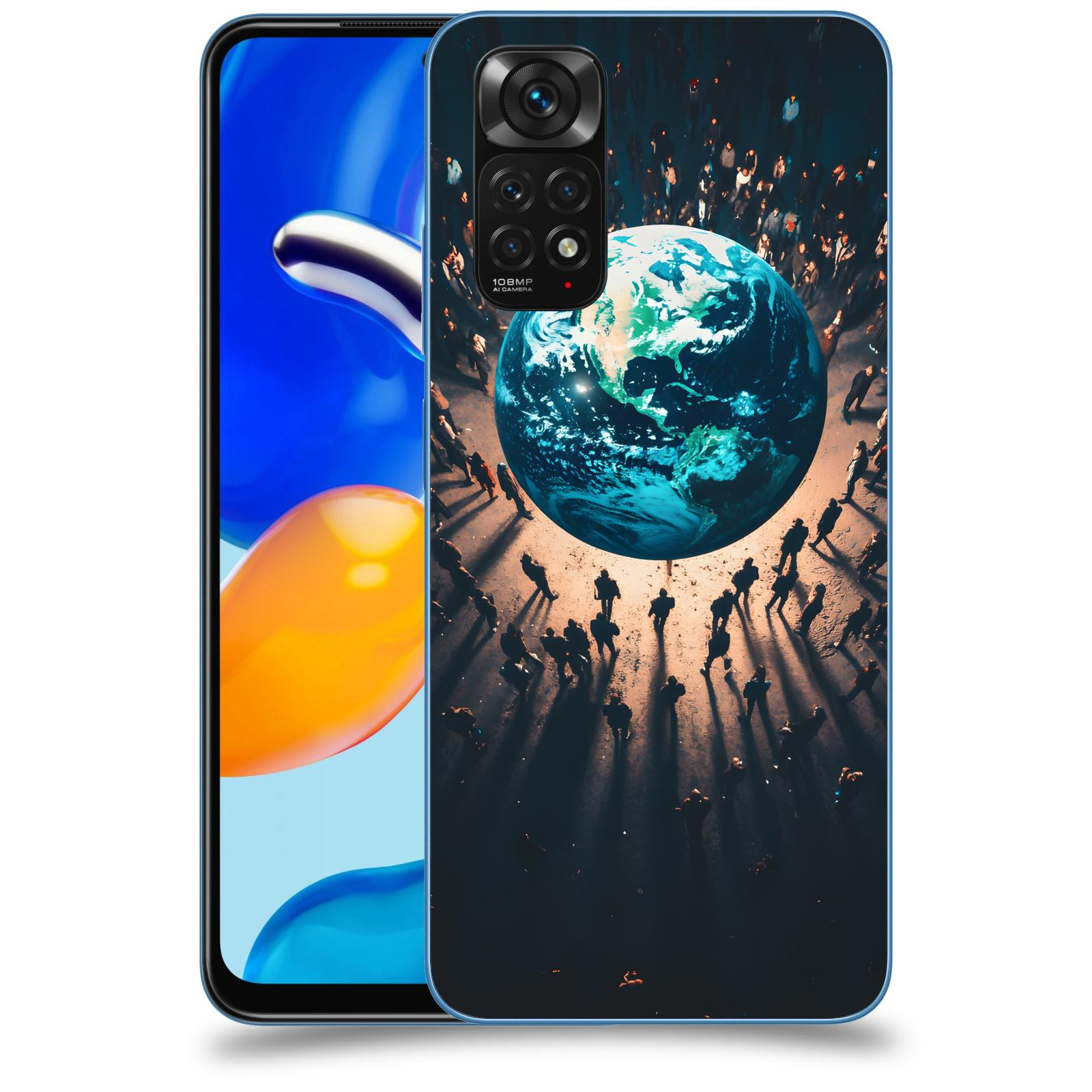 ACOVER Kryt na mobil Xiaomi Redmi Note 11S - People around the Earth