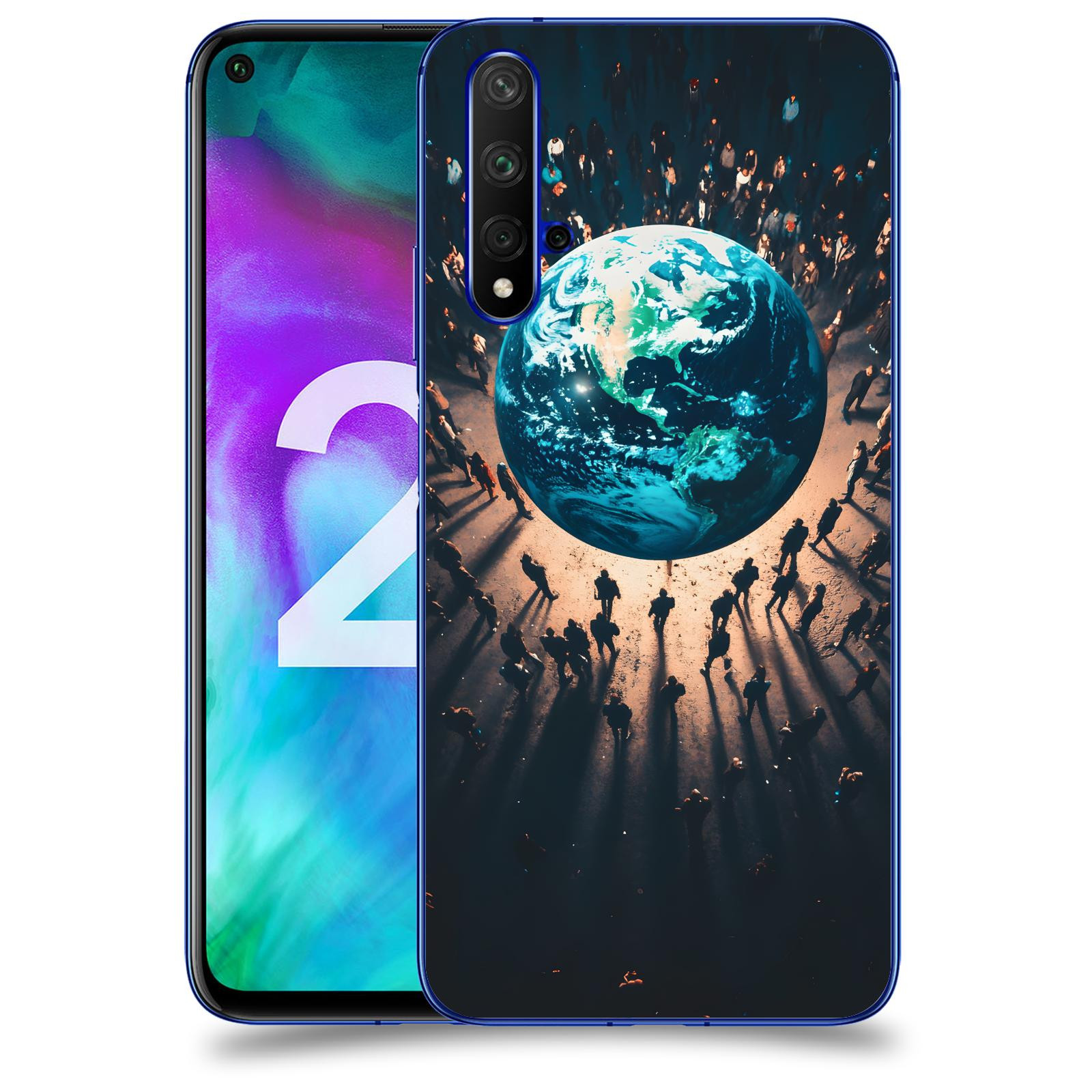 ACOVER Kryt na mobil Honor 20 - People around the Earth