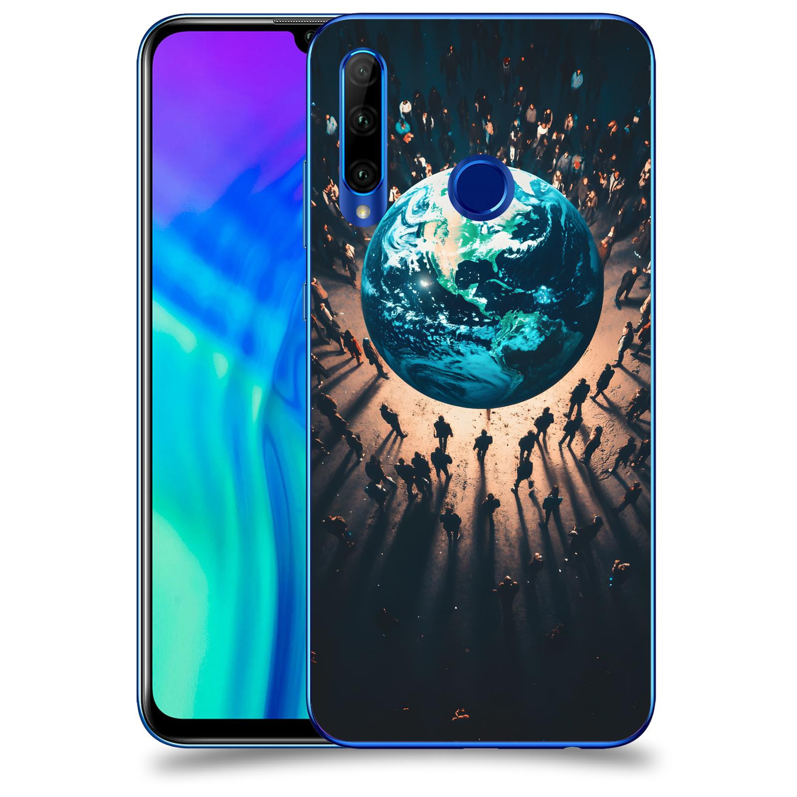 ACOVER Kryt na mobil Honor 20 Lite - People around the Earth