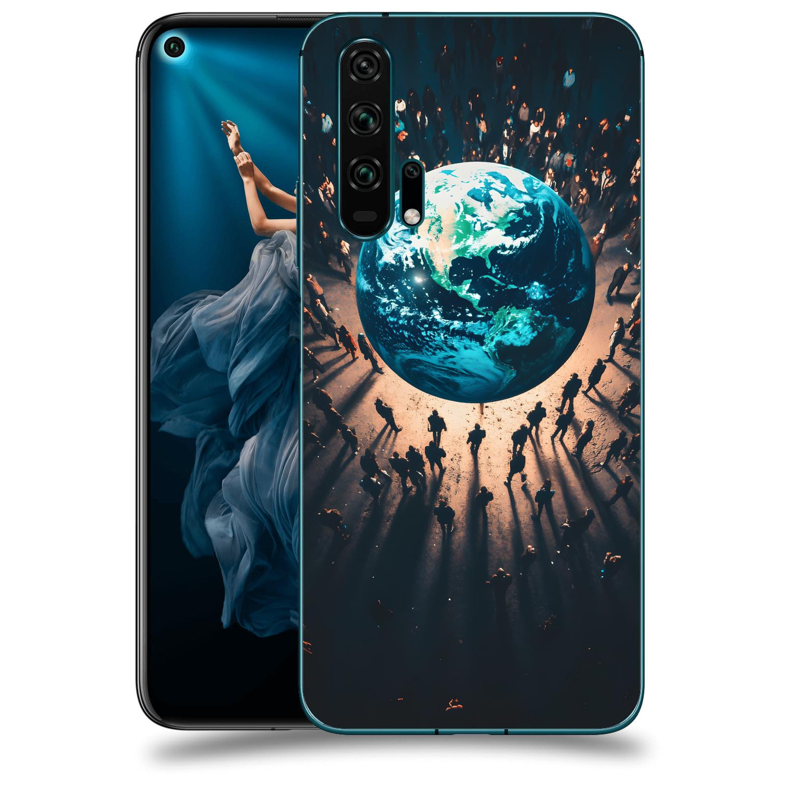 ACOVER Kryt na mobil Honor 20 Pro - People around the Earth