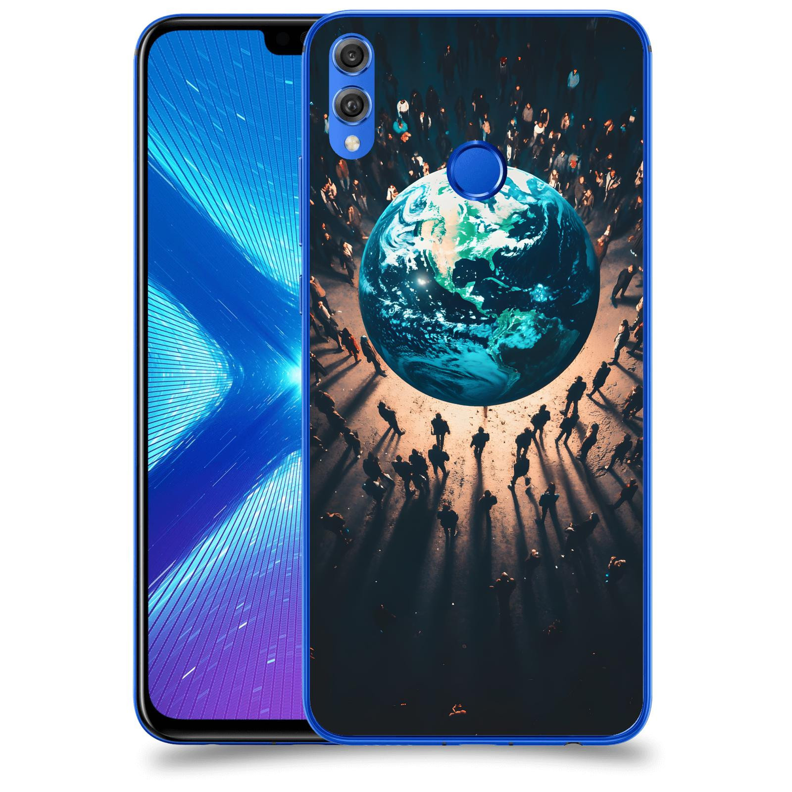 ACOVER Kryt na mobil Honor 8X - People around the Earth