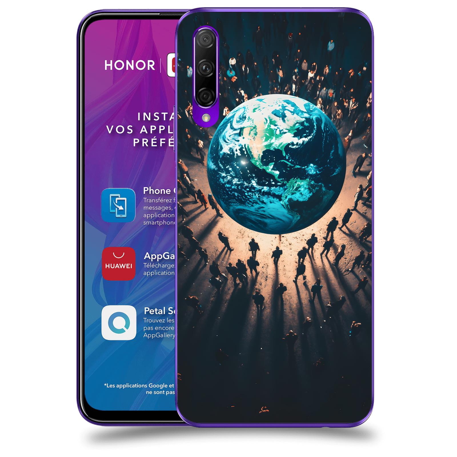 ACOVER Kryt na mobil Honor 9X Pro - People around the Earth