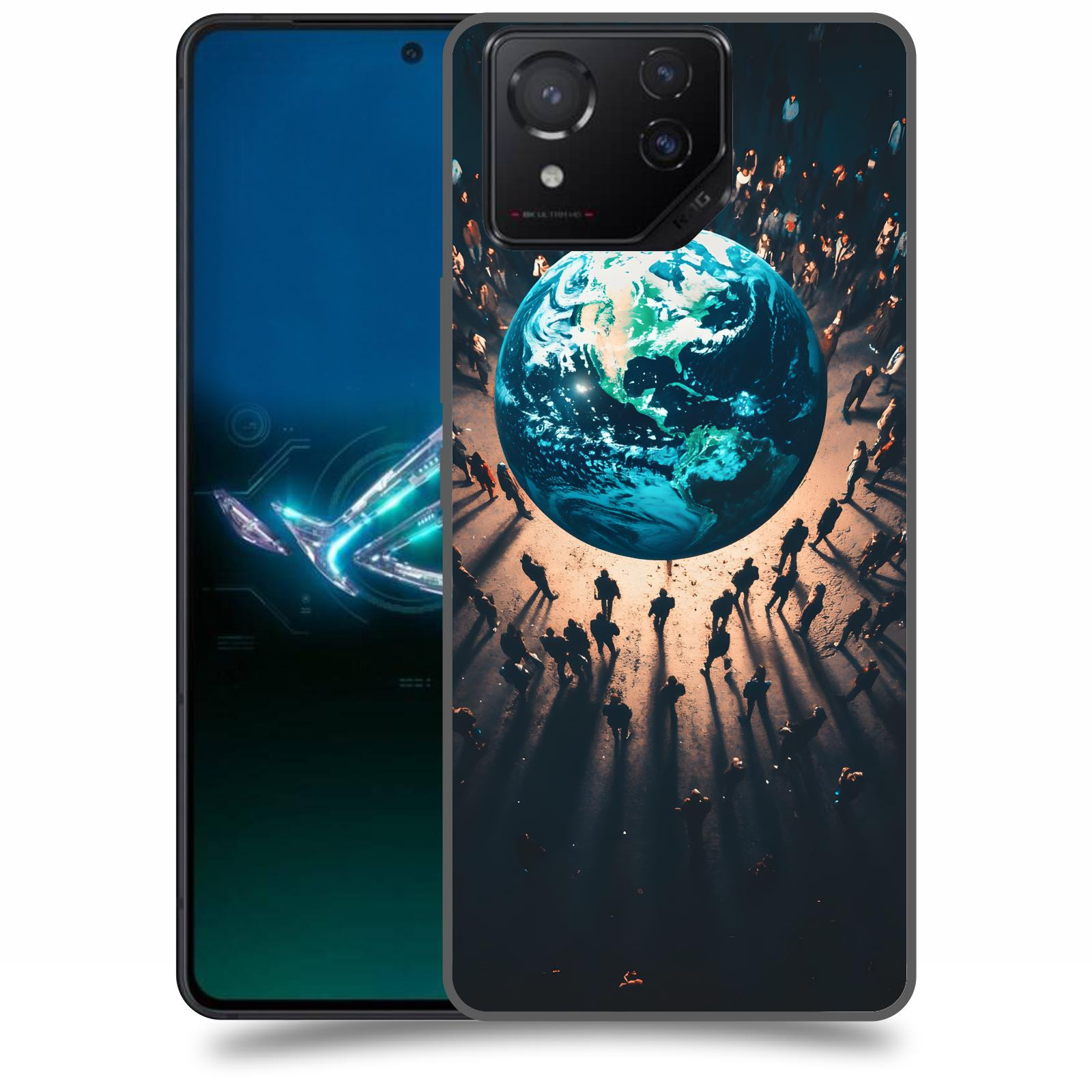 ACOVER Kryt na mobil Asus ROG Phone 8 - People around the Earth