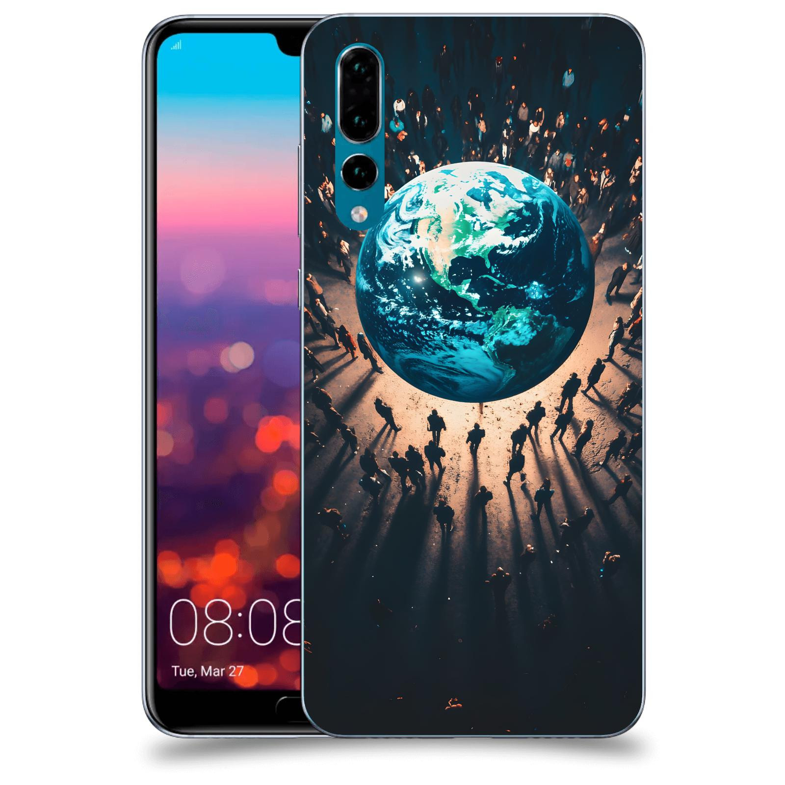 ACOVER Kryt na mobil Huawei P20 Pro - People around the Earth