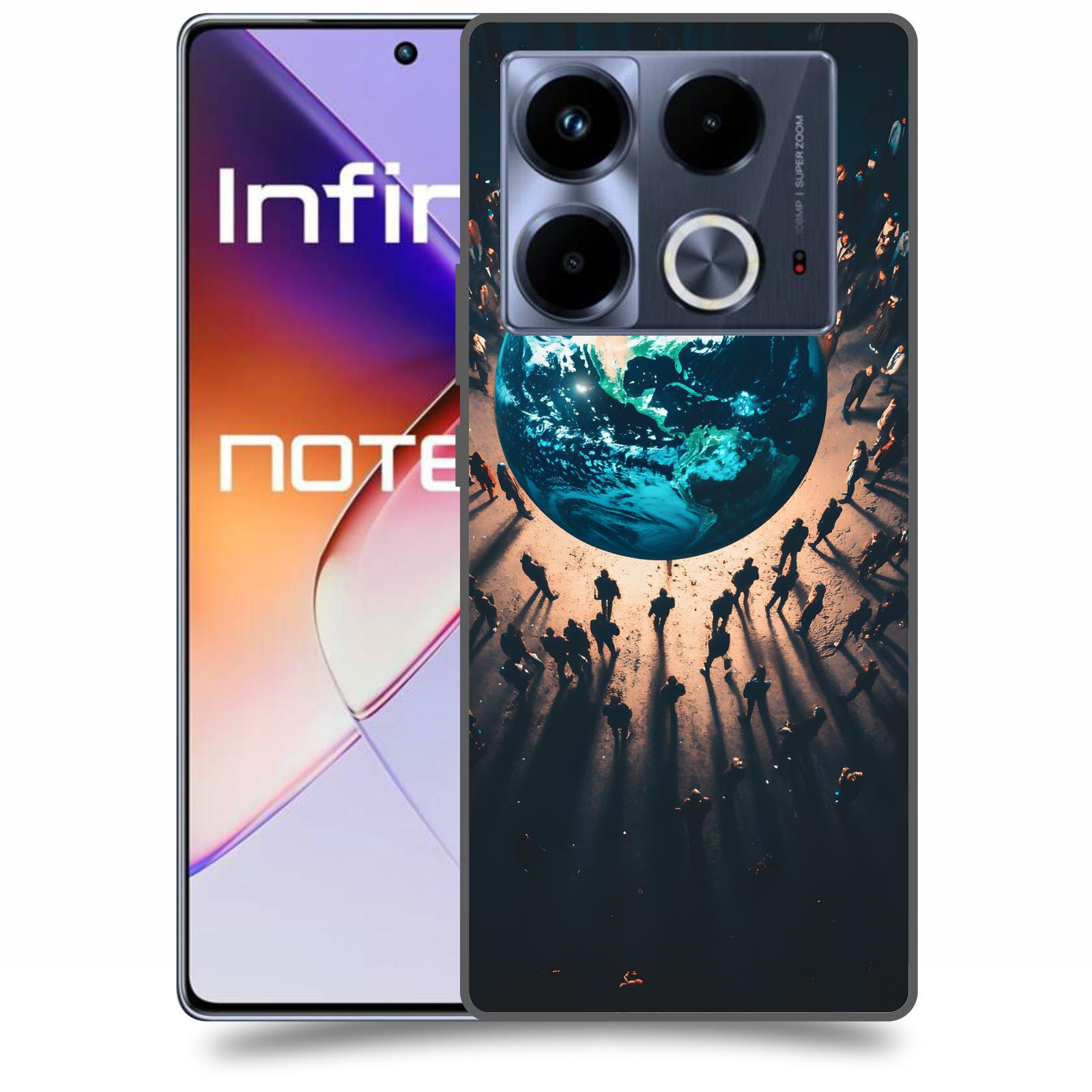 ACOVER Kryt na mobil Infinix Note 40 - People around the Earth